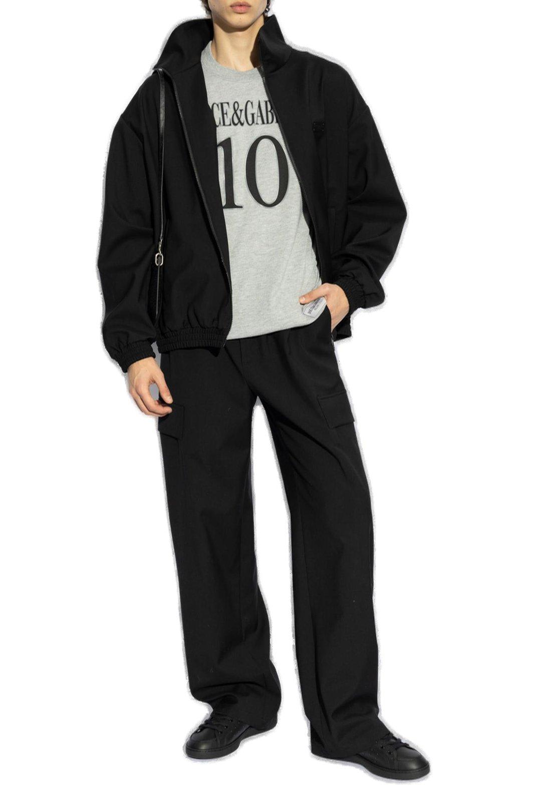 Dolce & Gabbana Wool Bomber Jacket - Men's - Wool In Blue