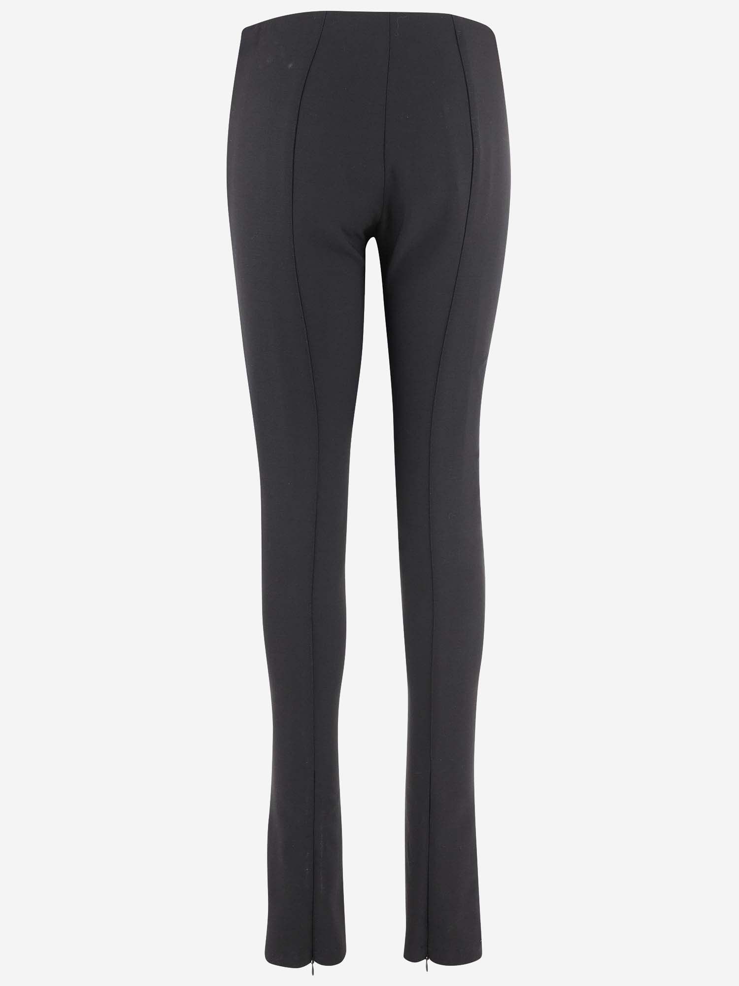 Shop Armarium Wool Pants In Black