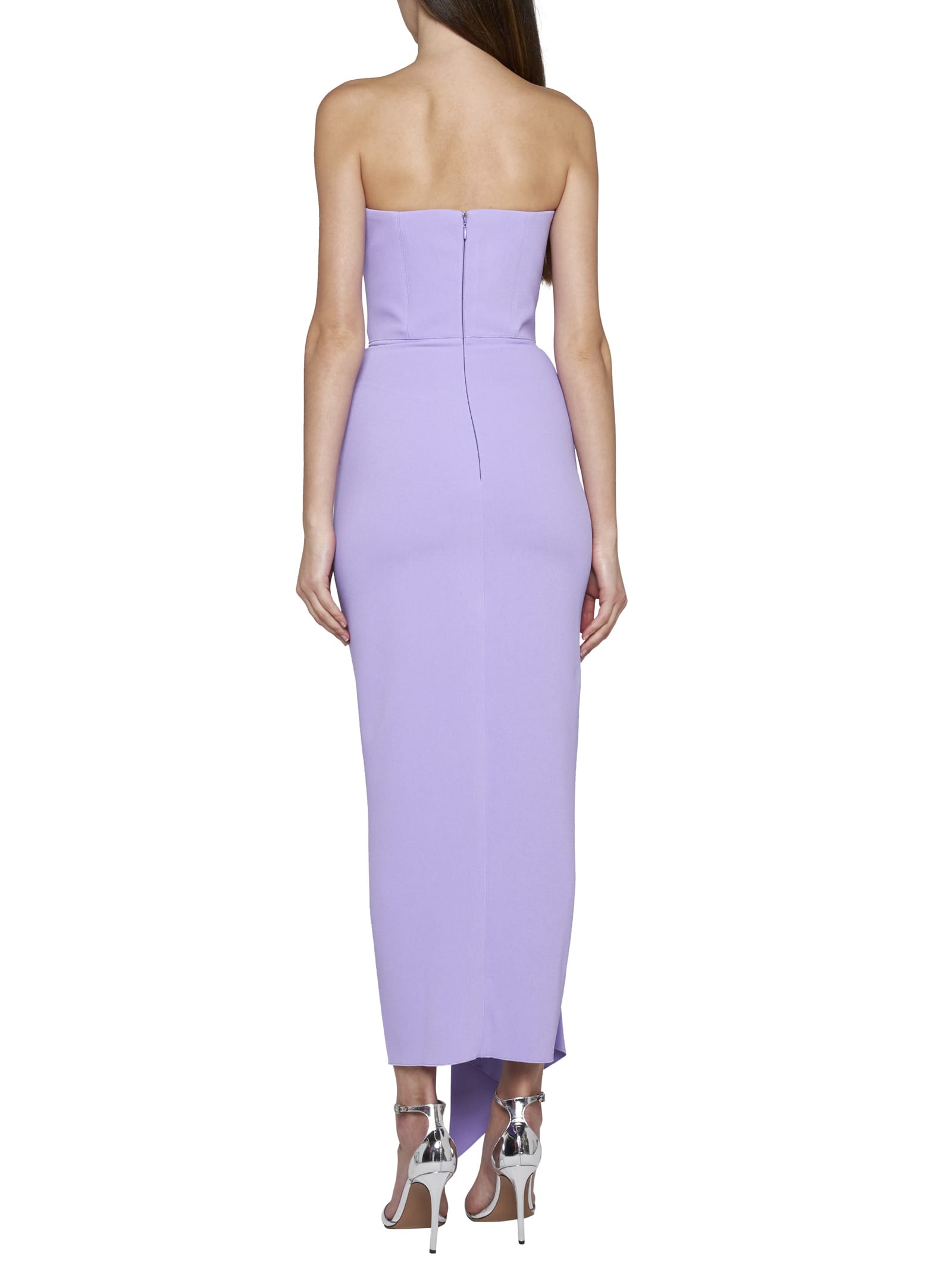 Shop Solace London Dress In Purple