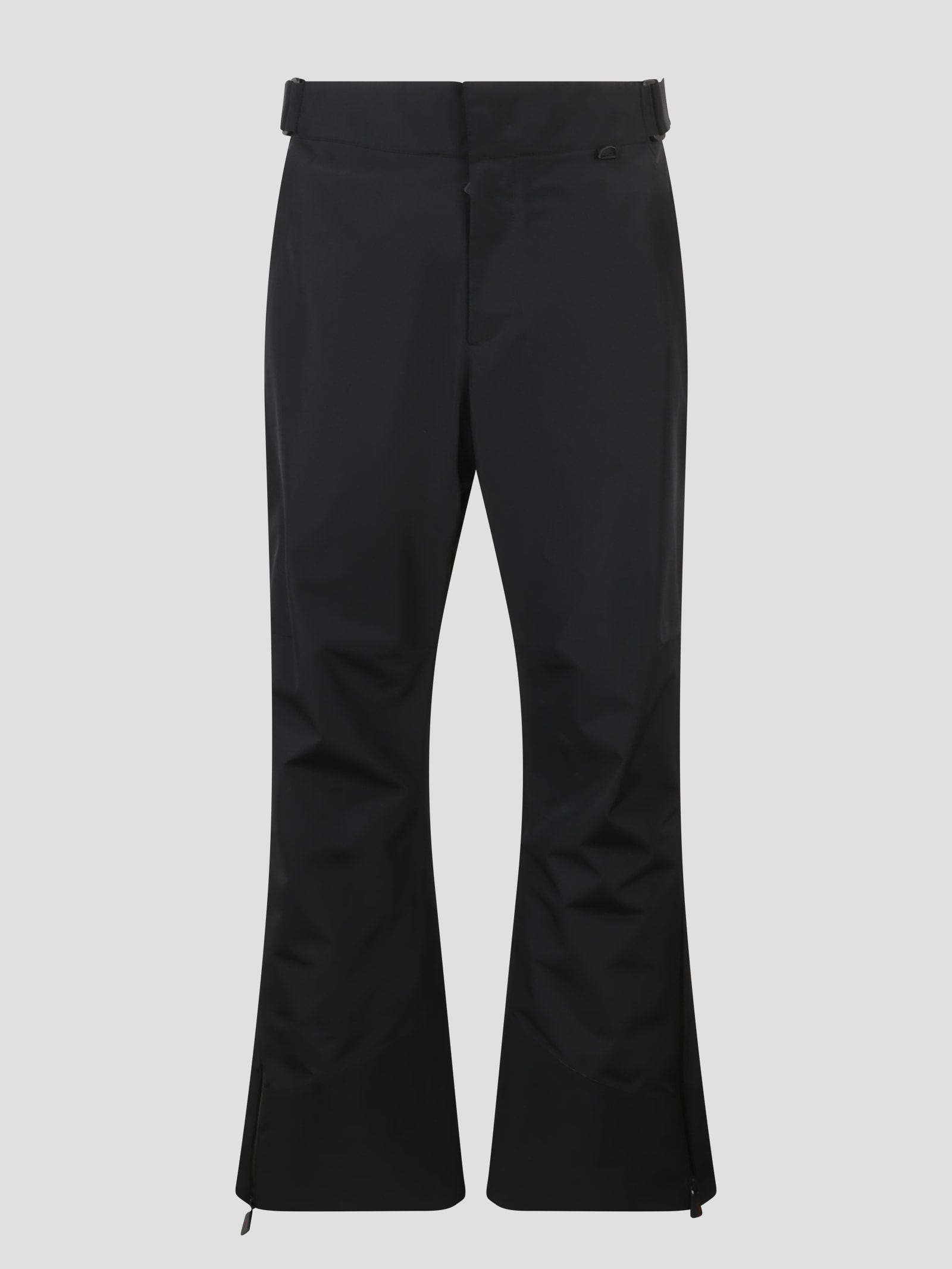 Shop Moncler Nylon Ski Trousers In Black