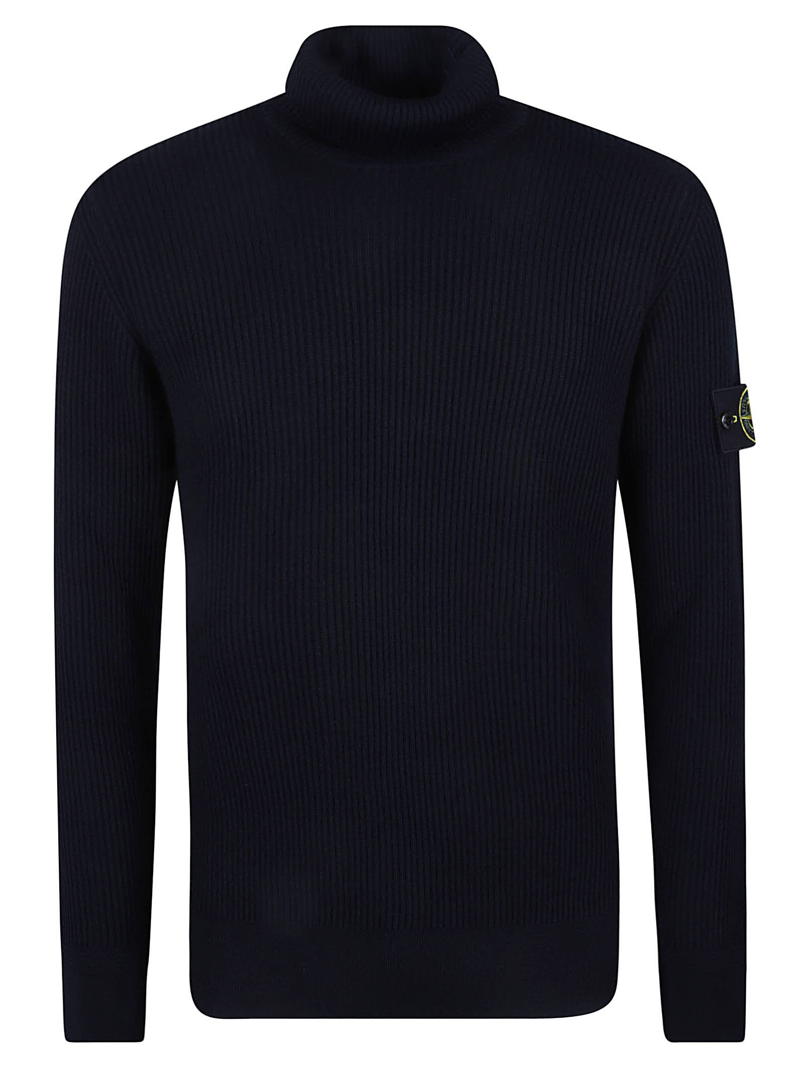 STONE ISLAND TURTLENECK RIBBED SWEATER