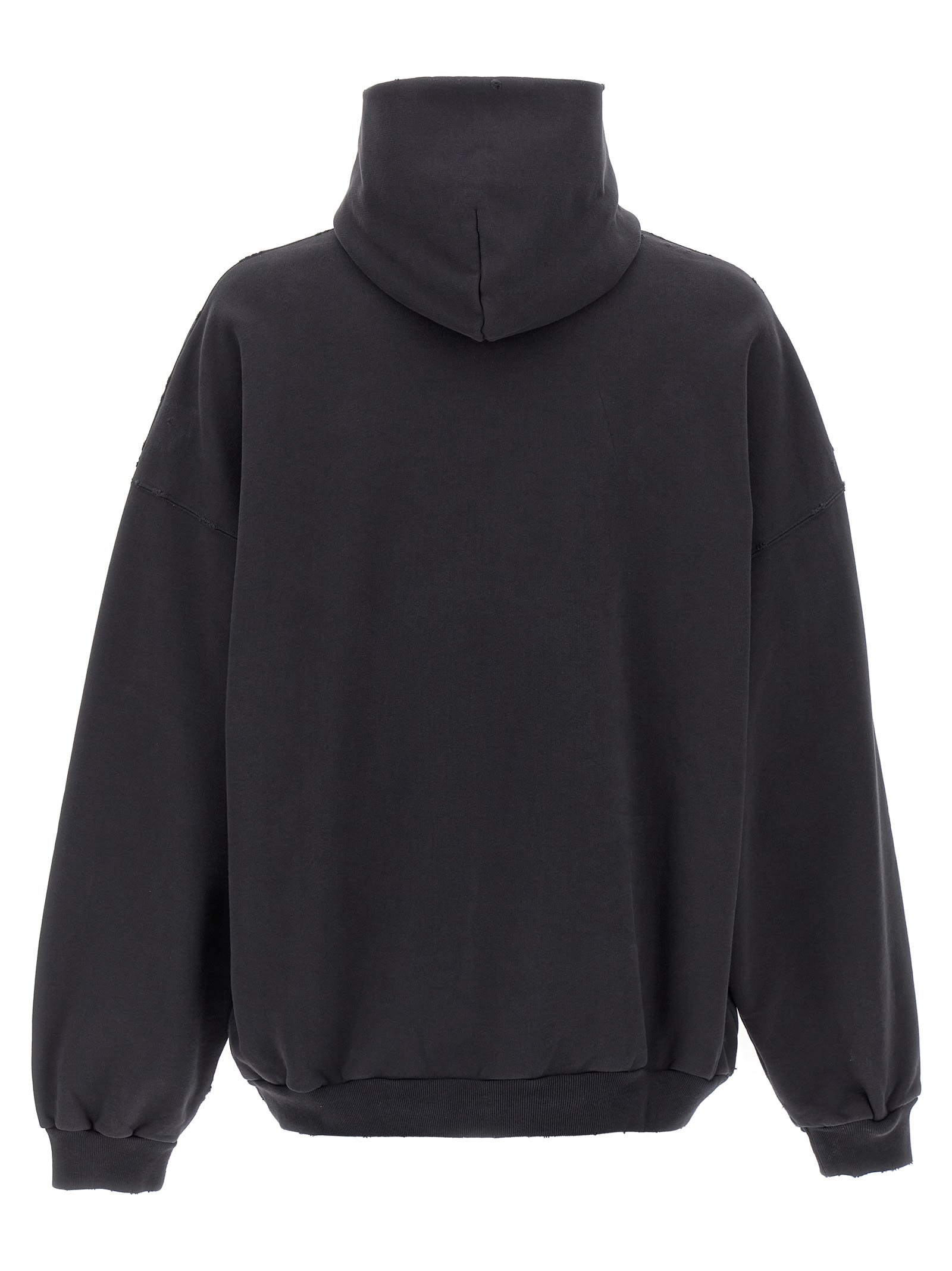 Balenciaga Optical Hoodie In White/black