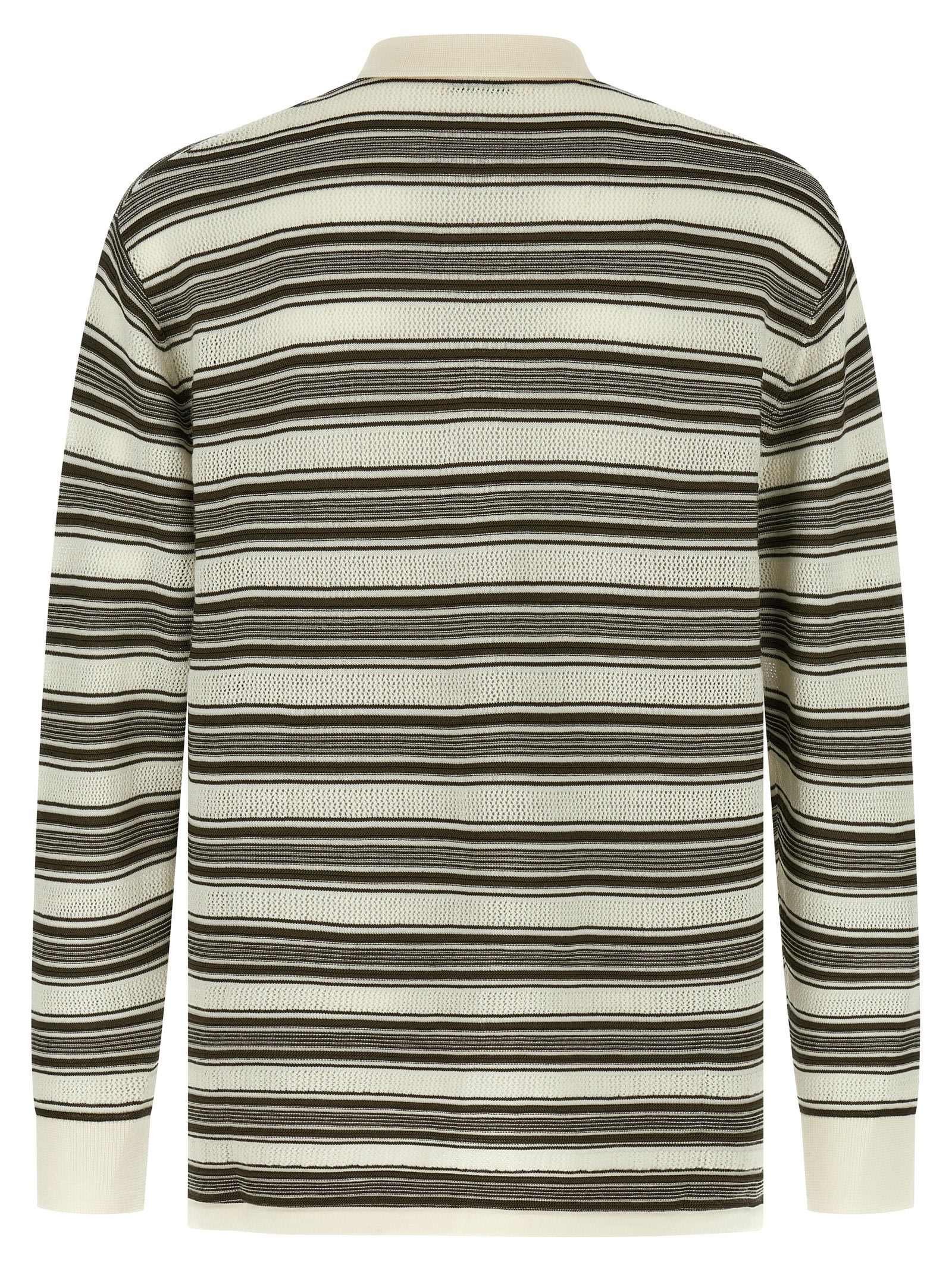 Wales Bonner Samuel Striped Polo Shirt In Multi