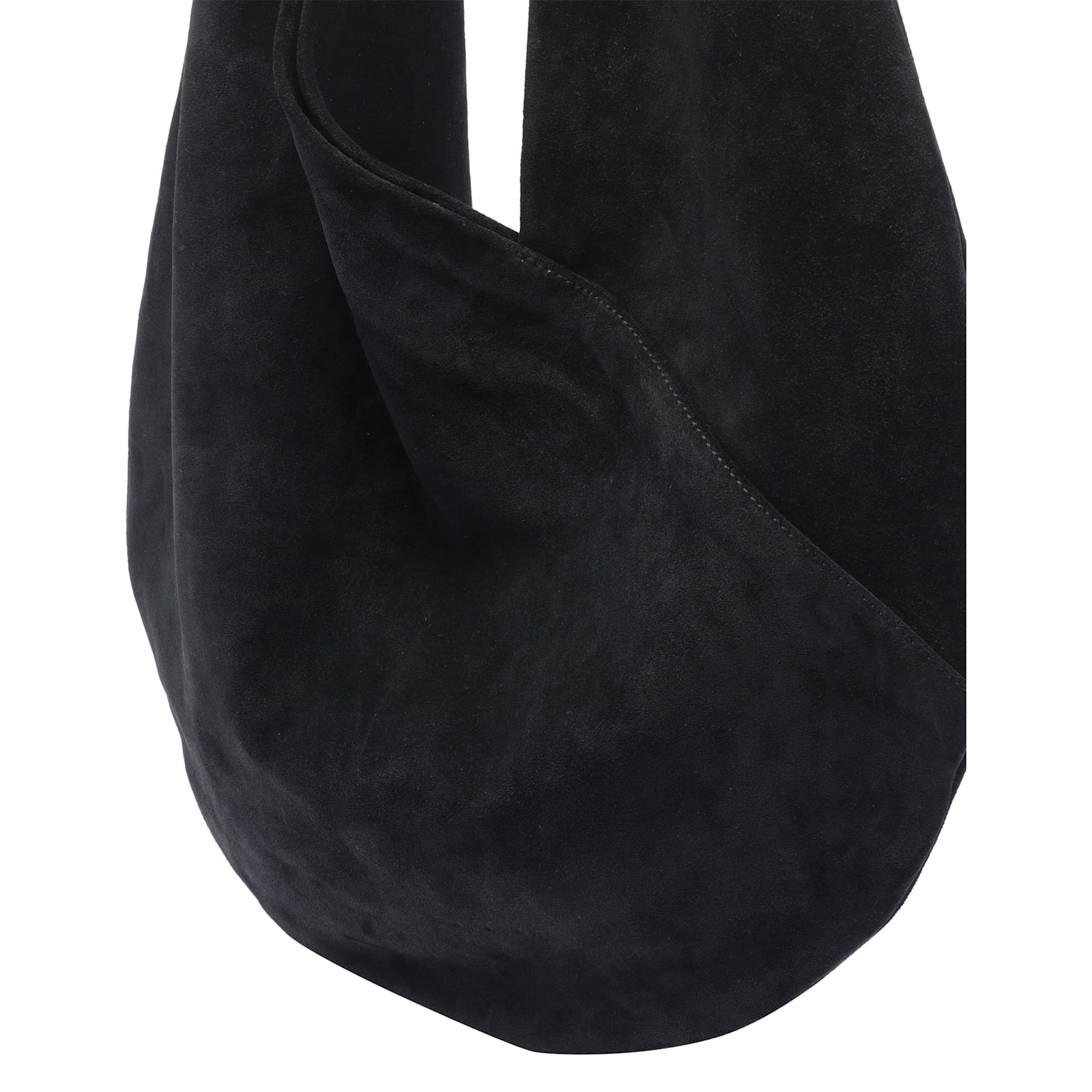 Aesther Ekme Single-handle Suede Tote Bag In Black