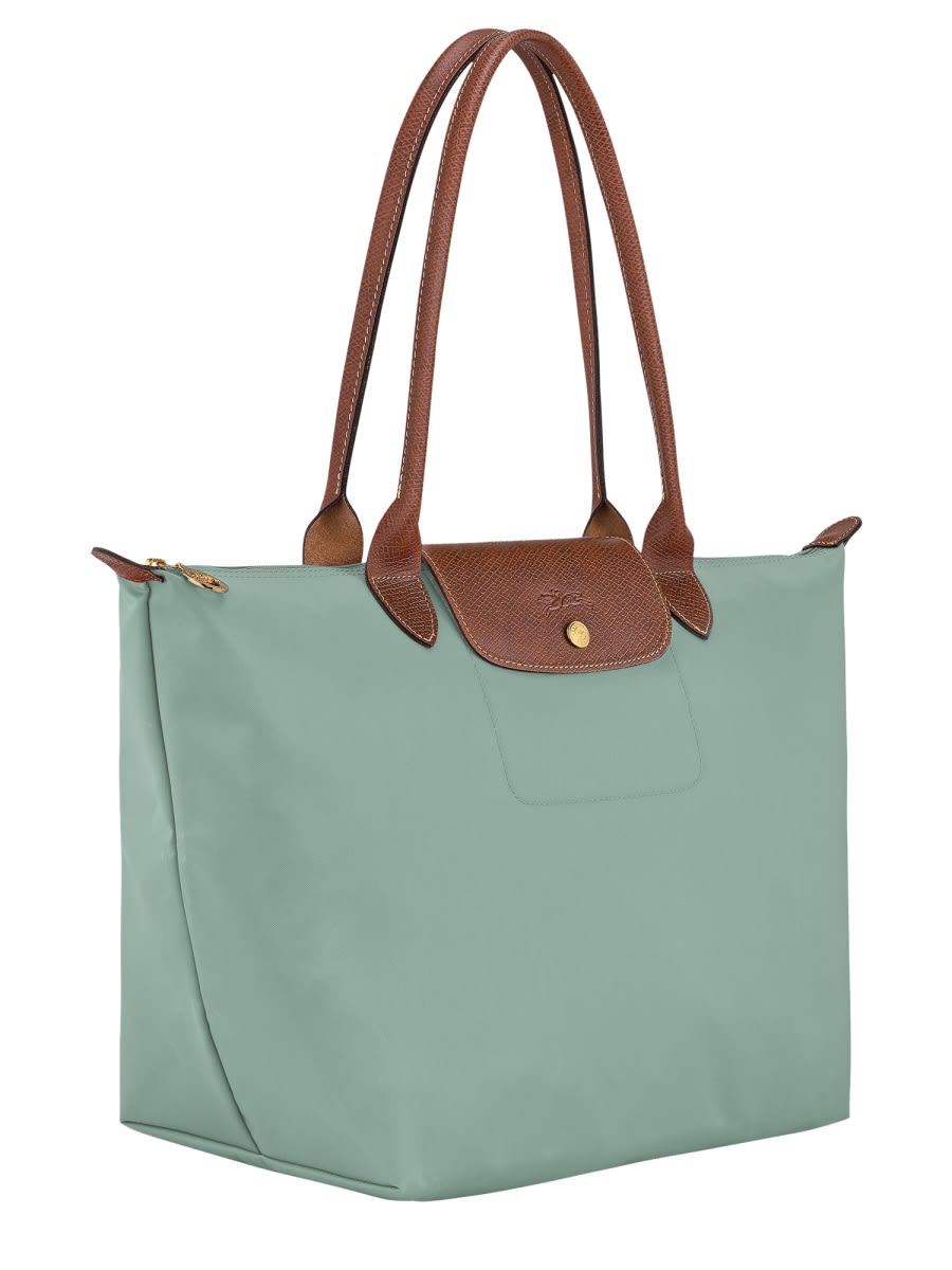 Longchamp Le Pliage M Shoulder Bag In Green