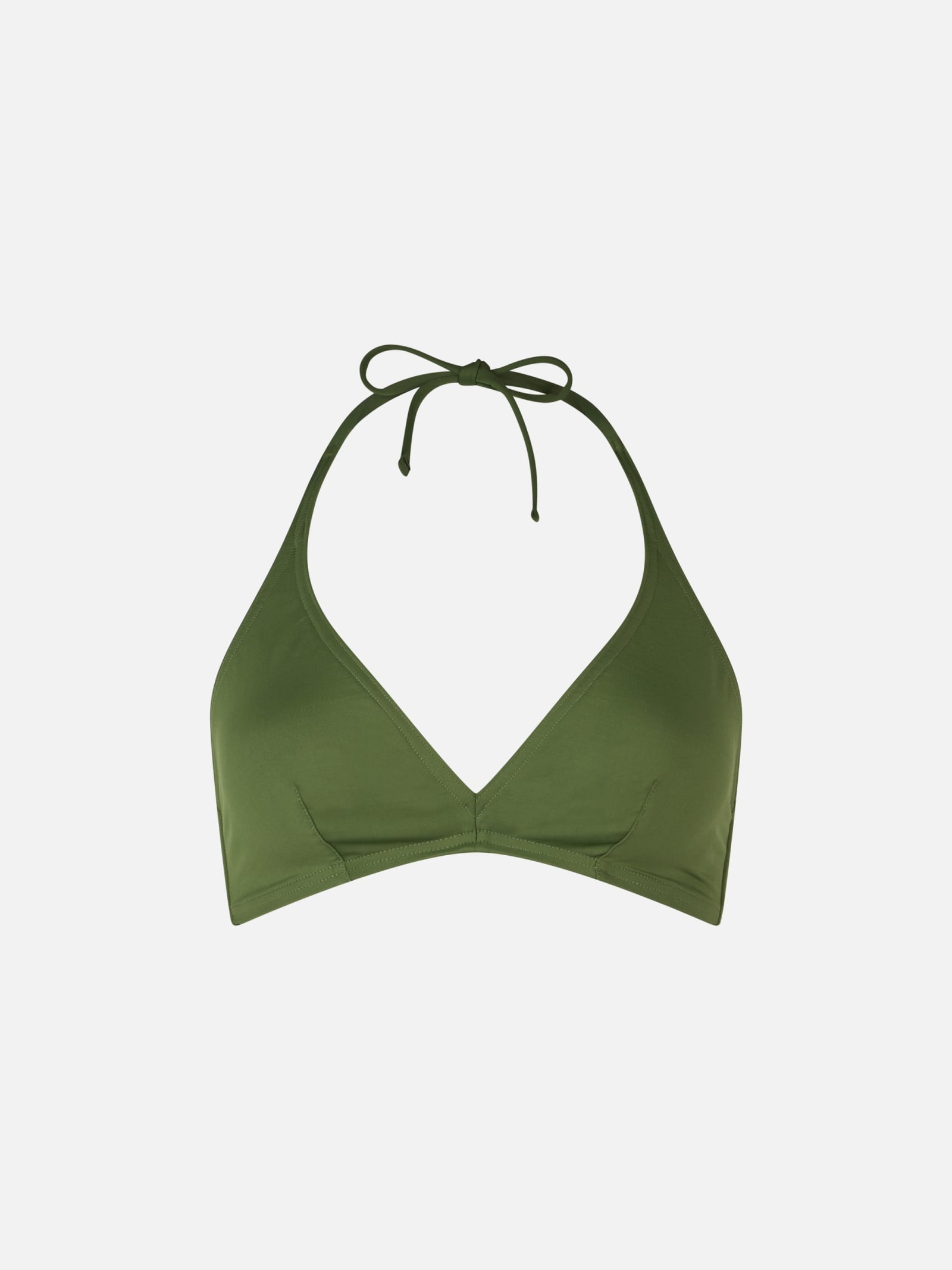 MC2 SAINT BARTH WOMAN TRIANGLE BRALETTE MILITARY TOP GAIA