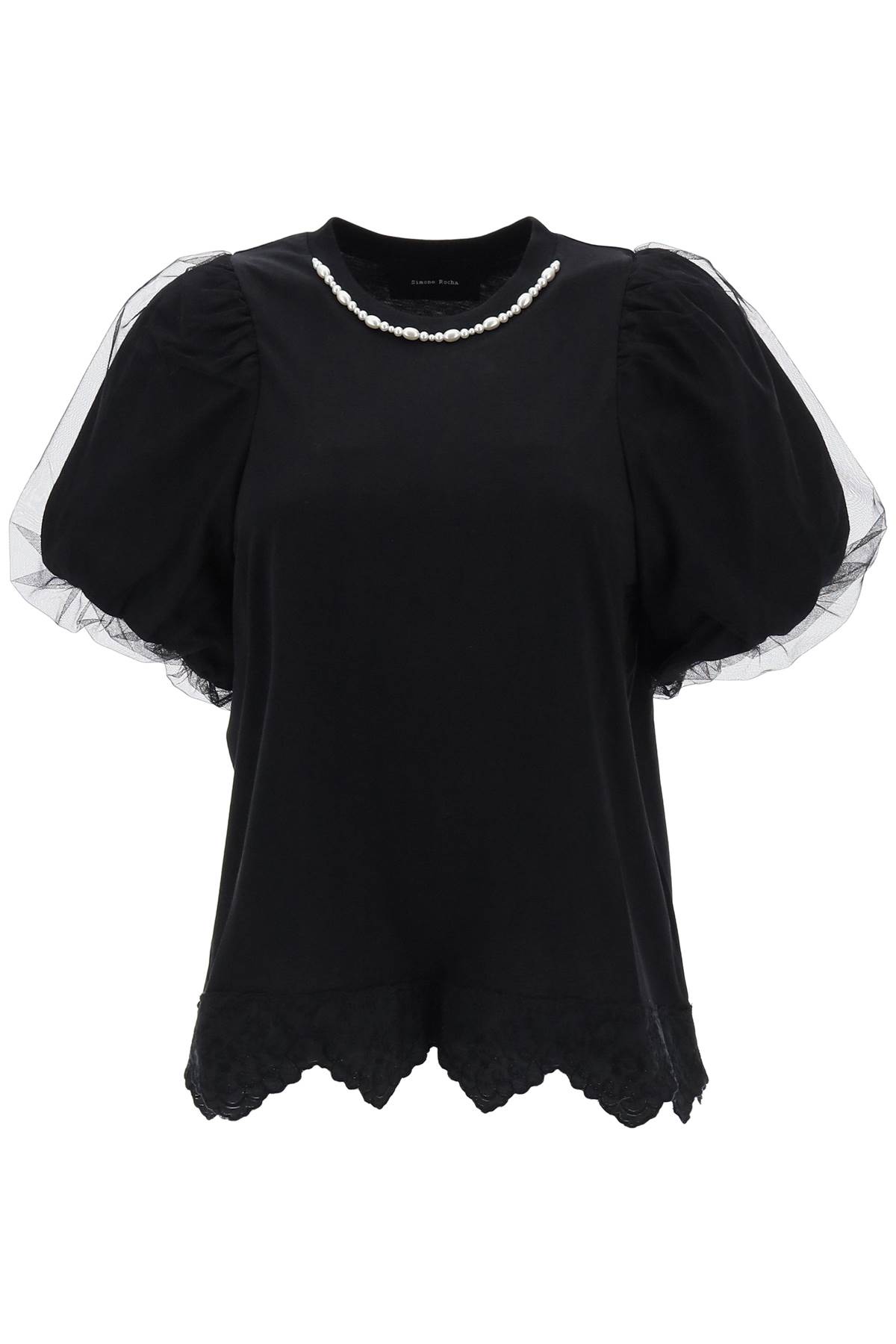 Puff Sleeve A-line T-shirt