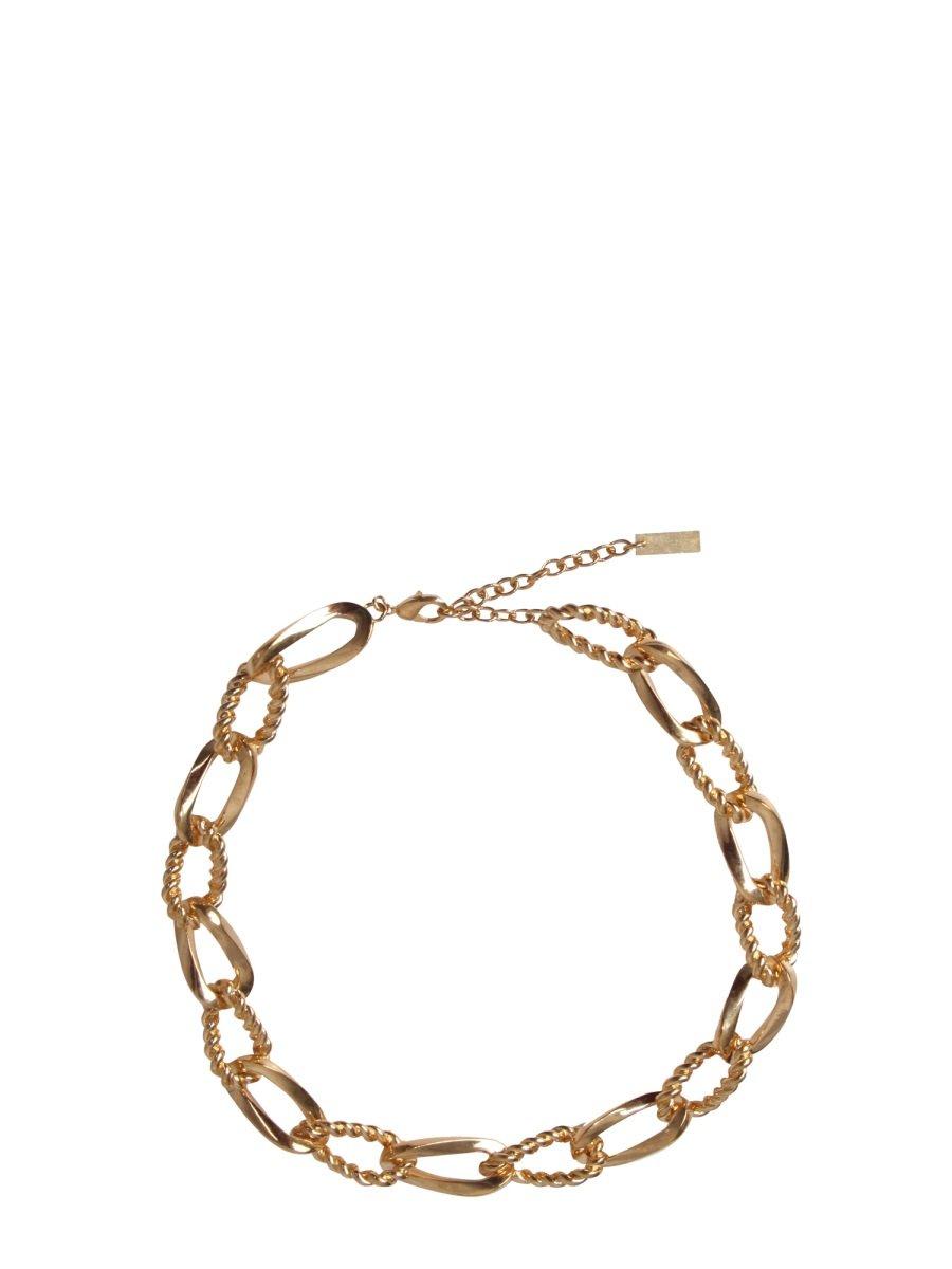Logo Detailed Chain-link Necklace
