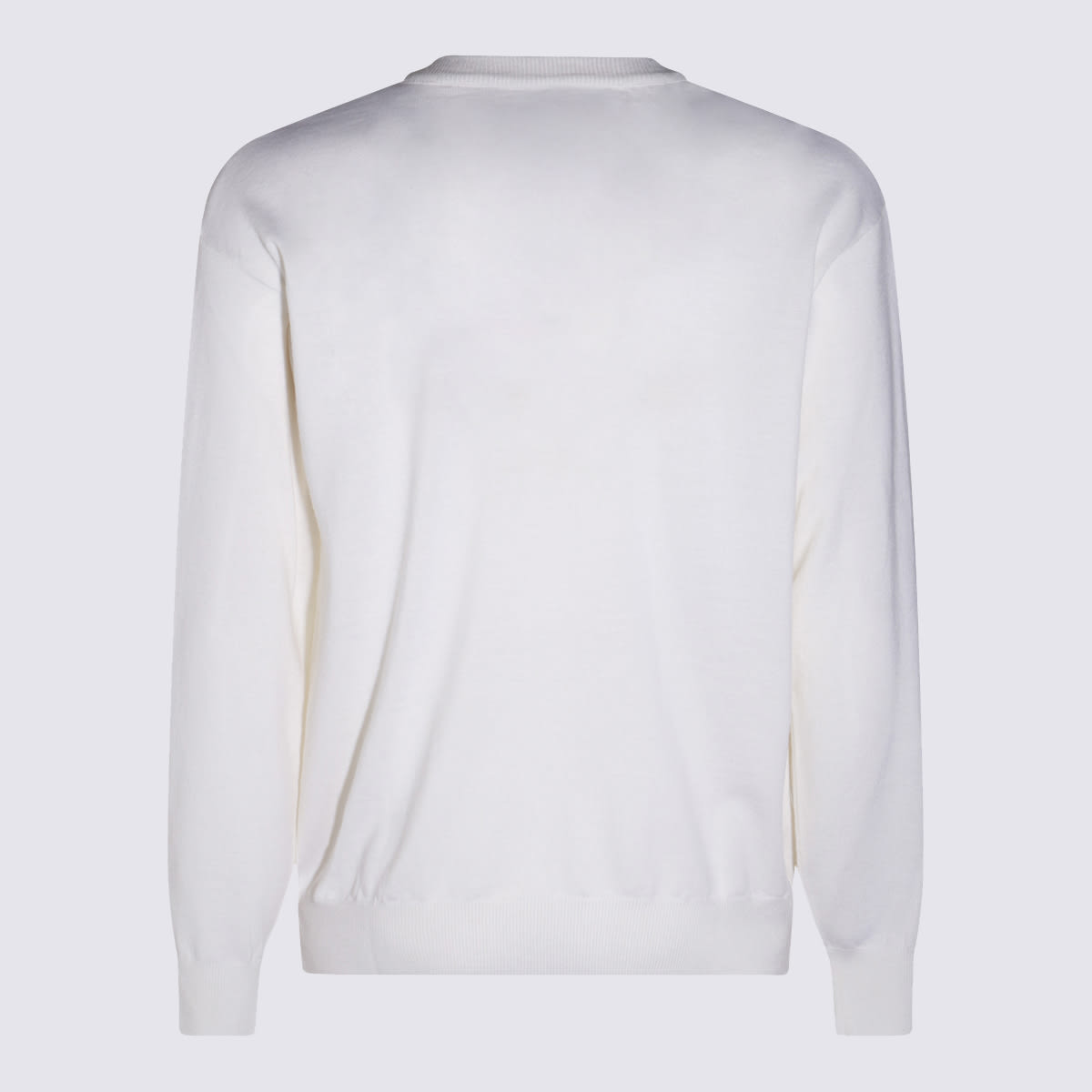 Shop Moschino White Wool Knitwear