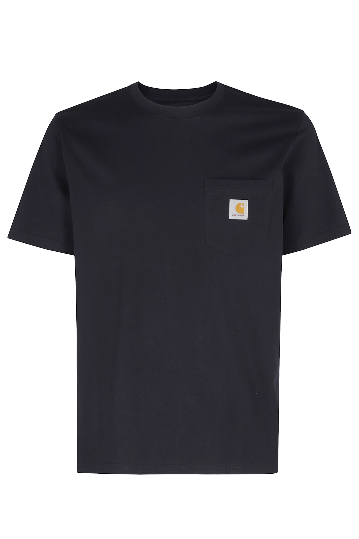 Carhartt Vintage  Pocket T Shirt Top In Washed Black, Men's At Urban Outfitters In Black