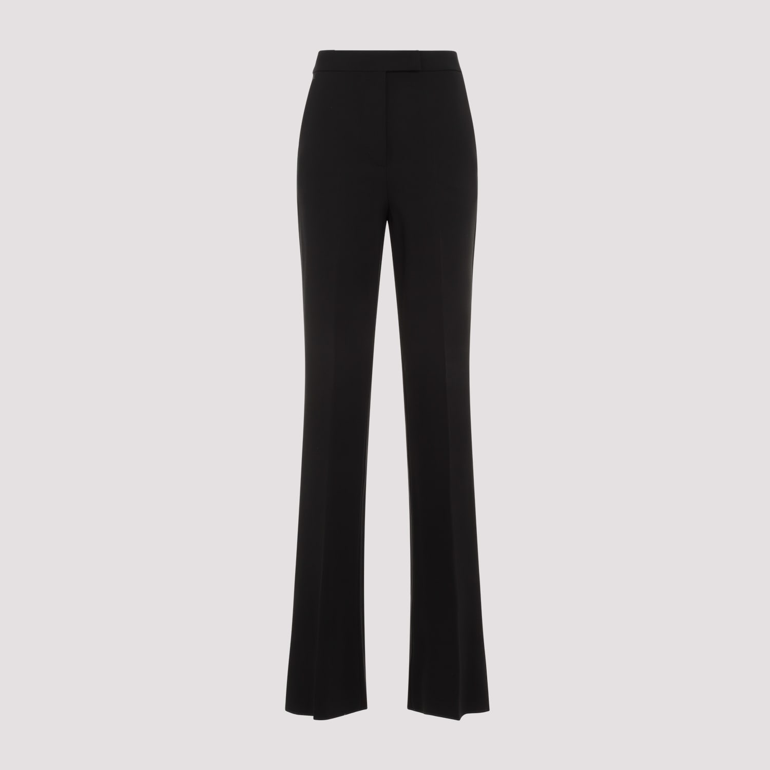 Shop Max Mara Viscose Norcia Pants In Nero