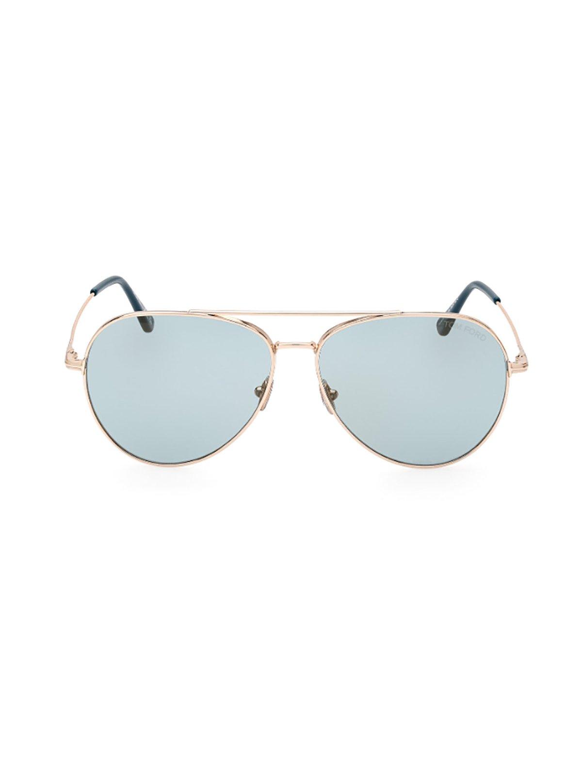 Shop Tom Ford Aviator Sunglasses In 28x