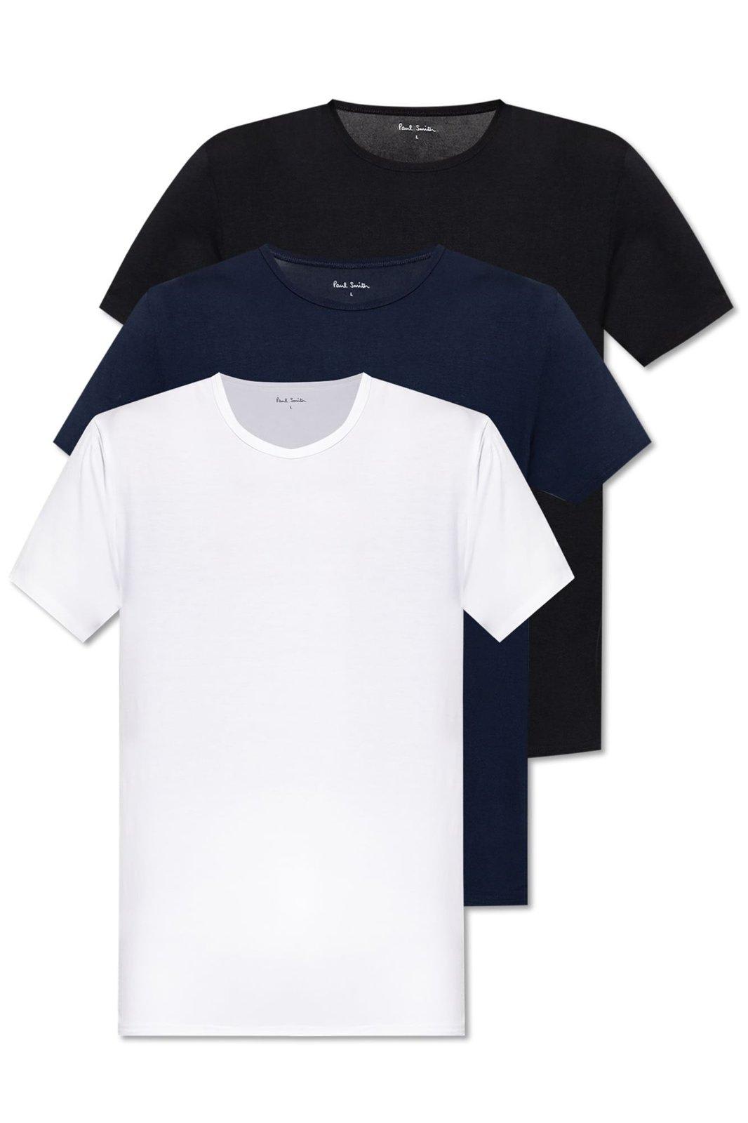 Paul Smith 3-pack Crew Neck T-shirts With Short Sleeves