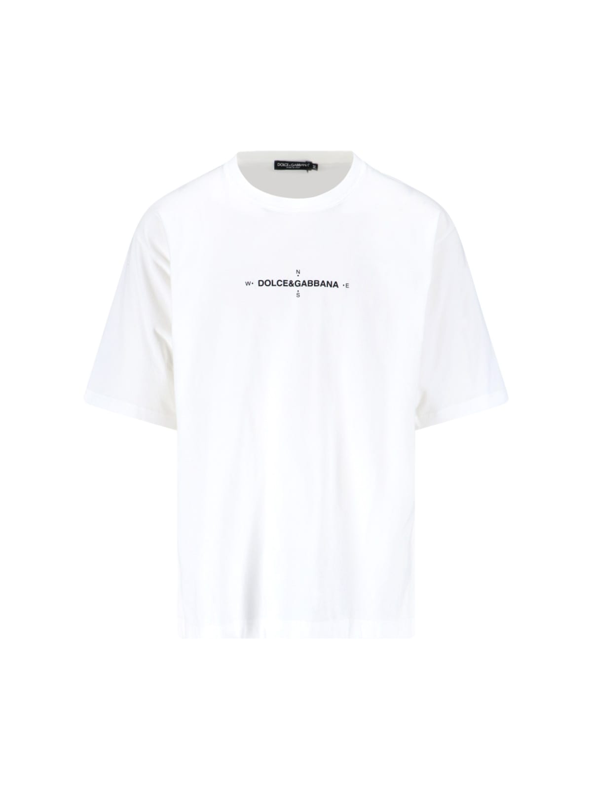 Dolce & Gabbana Marina Print T-shirt In White