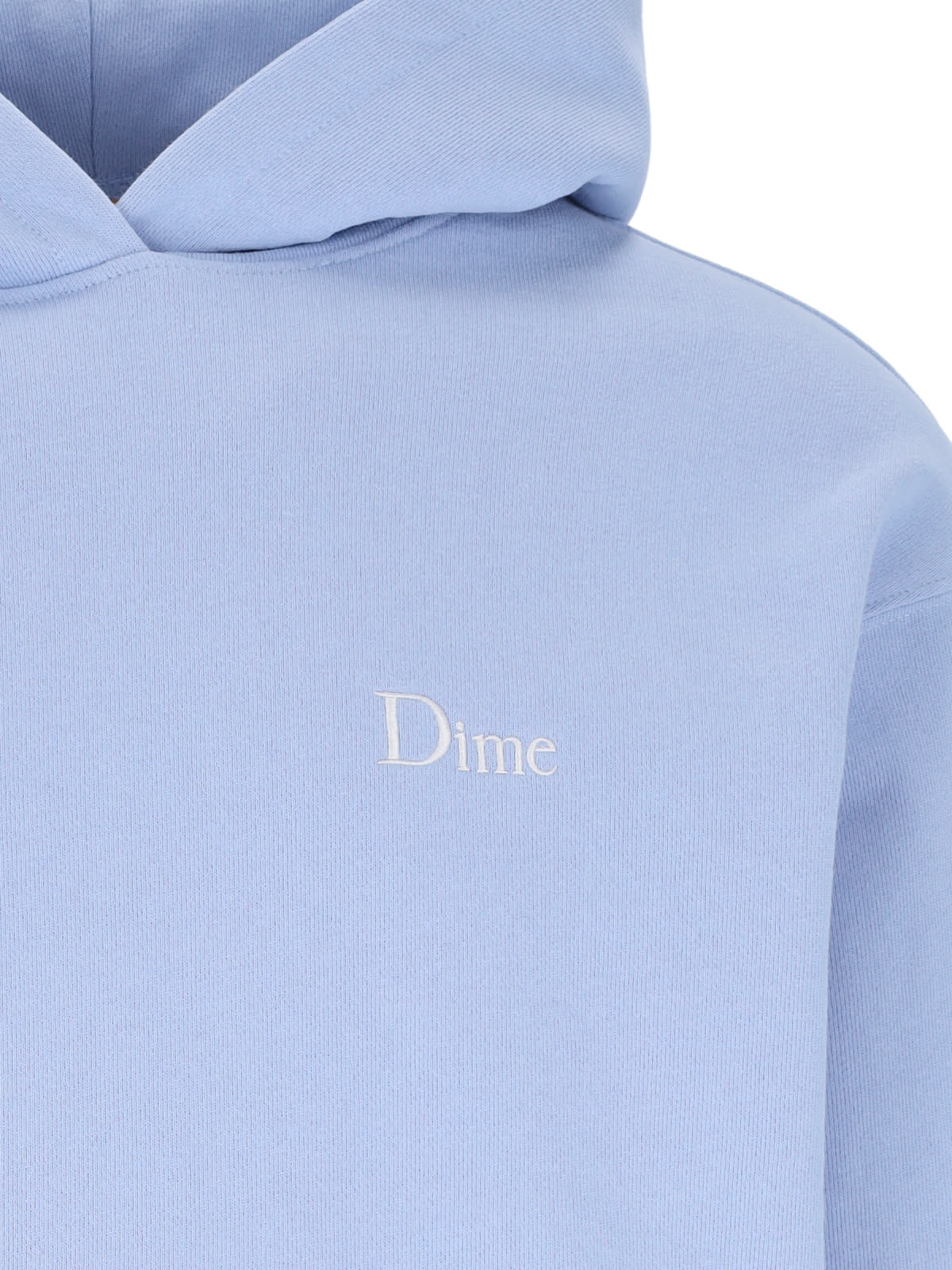 Shop Dime Logo Sweatshirt In Light Blue