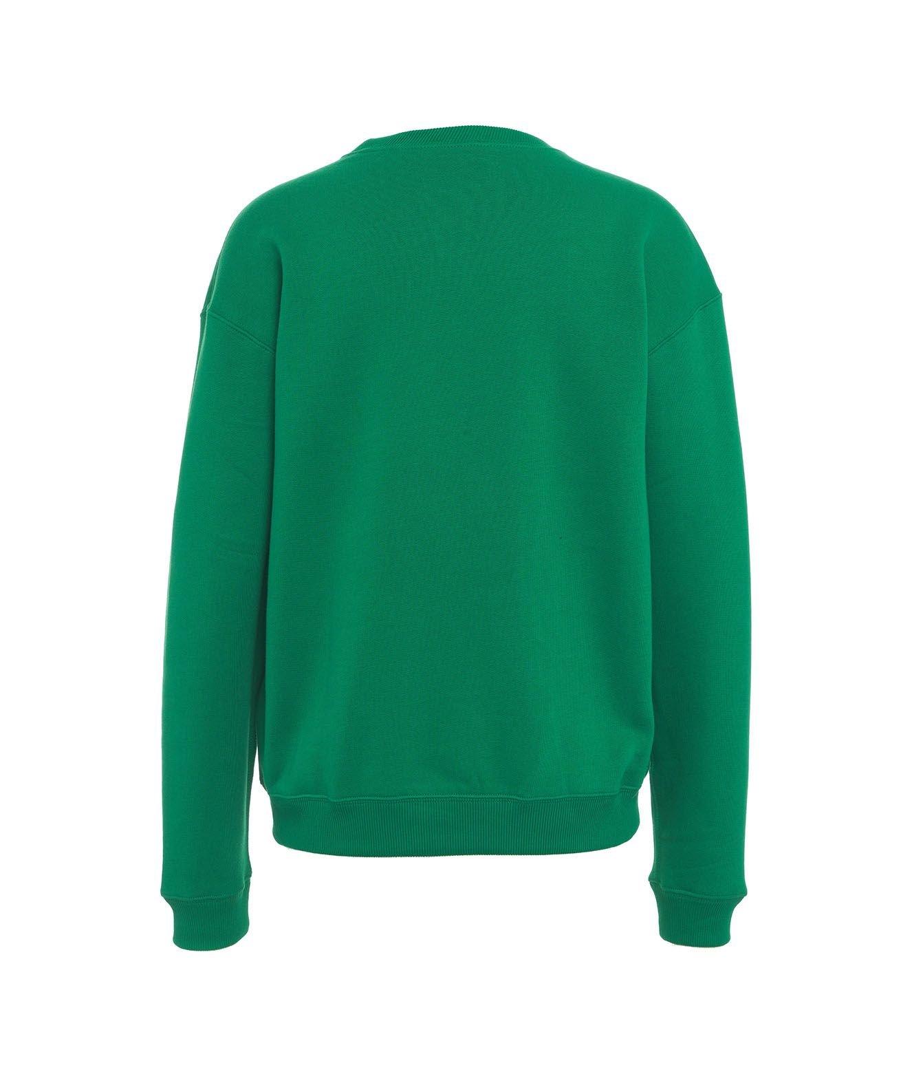 Shop Polo Ralph Lauren Fleece Crewneck Sweatshirt In Verde