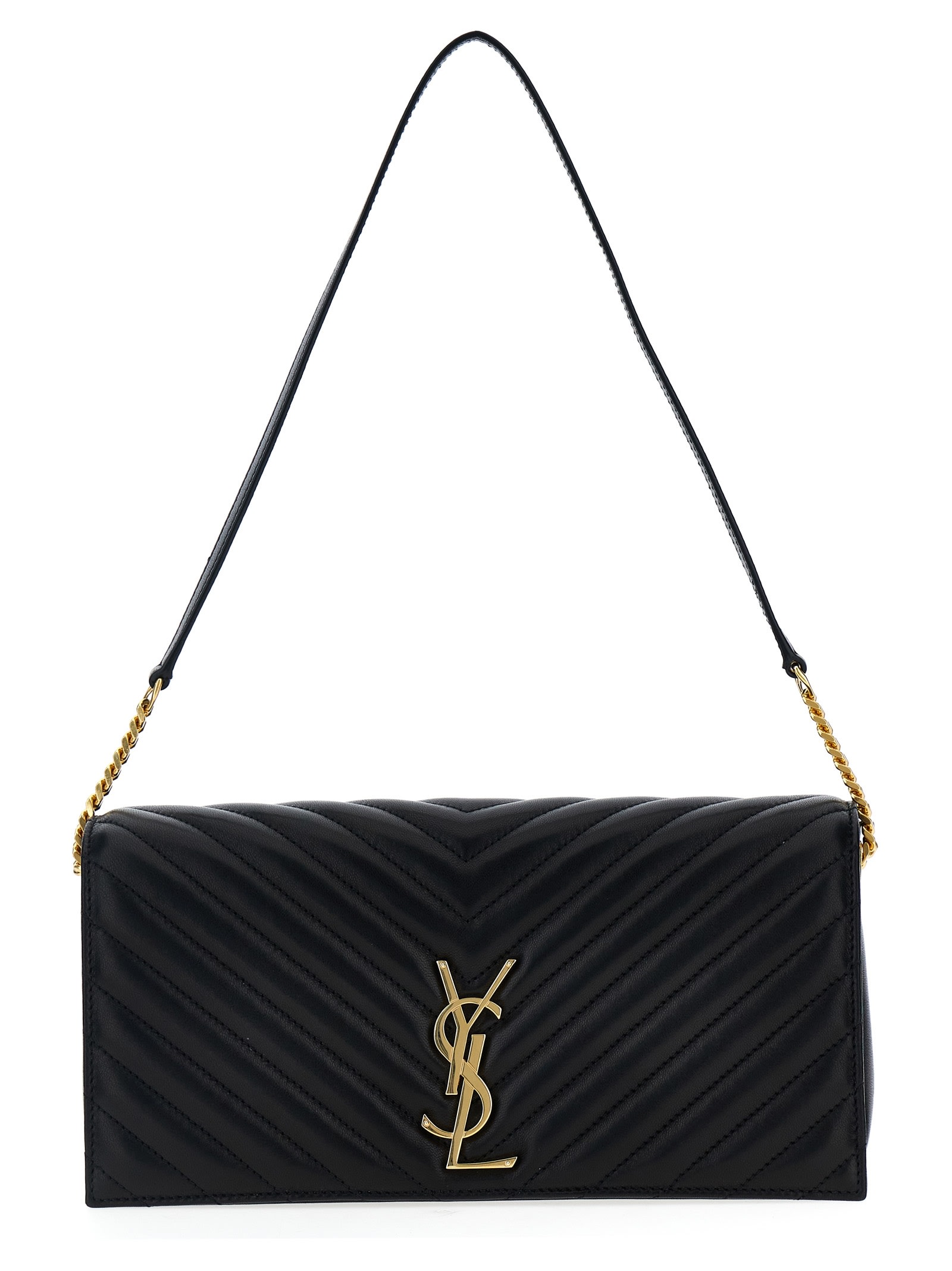 Saint Laurent Kate 99 Shoulder Bag In Black