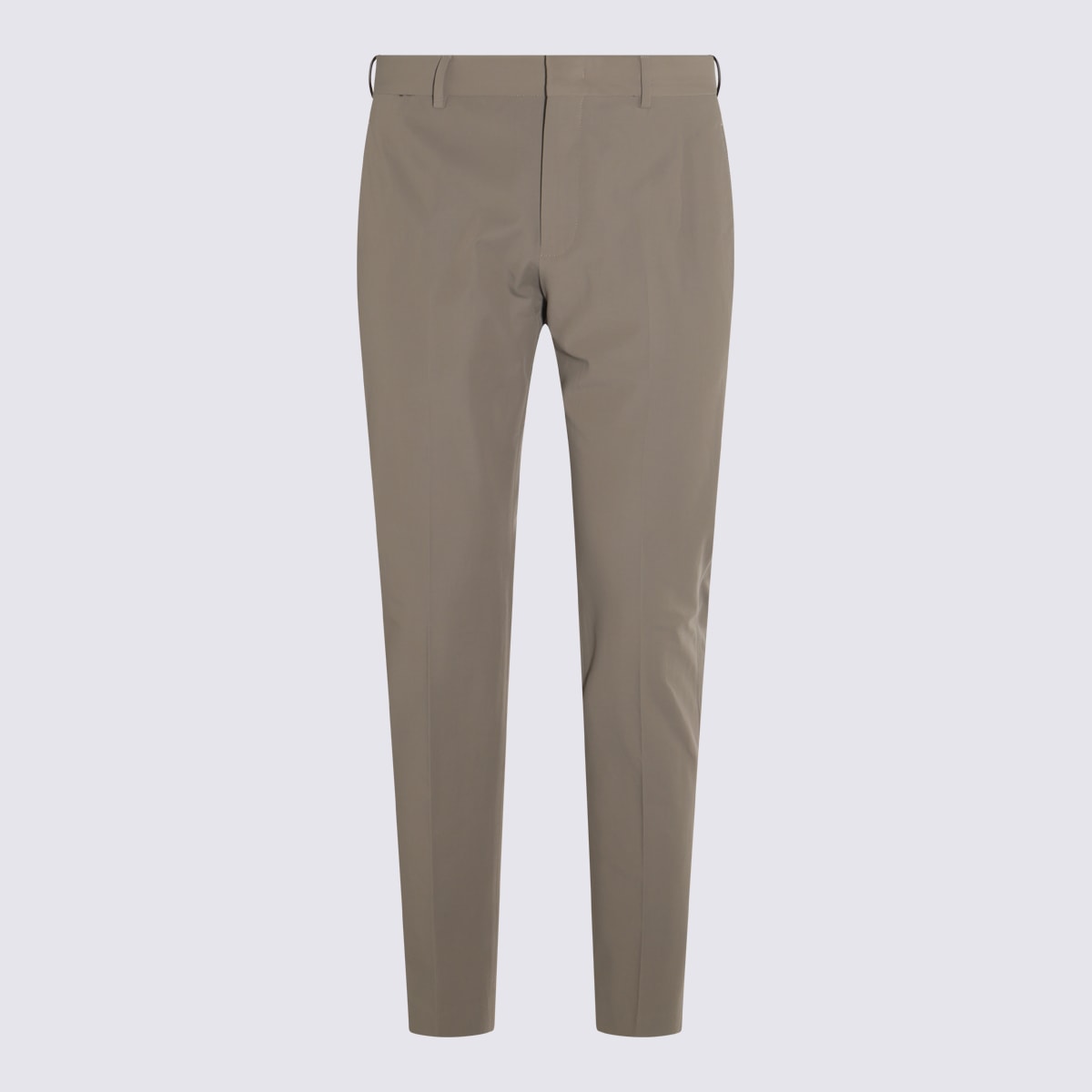Beige Cotton Pants