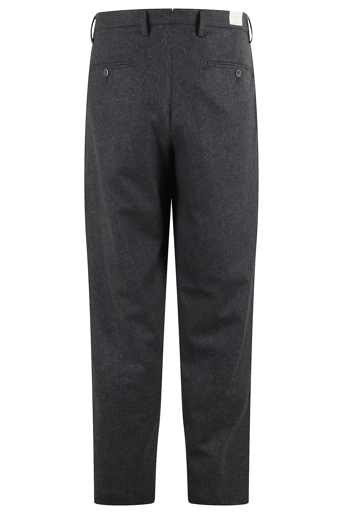 Briglia 1949 Pleated Wool-cashmere Blend Trousers In Gray