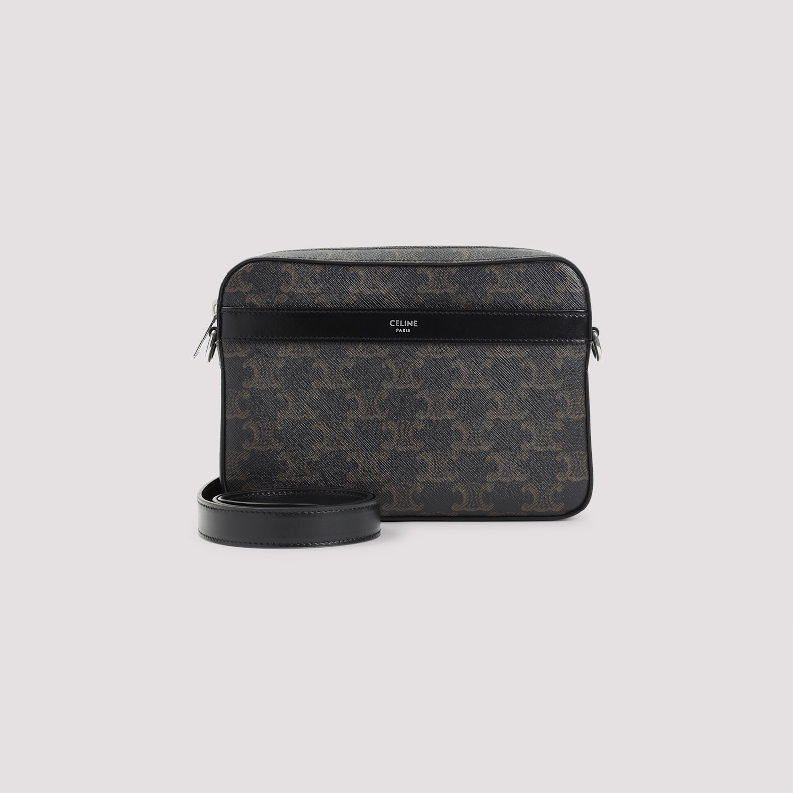 Celine Small Messenger Bag Leather Strap In Multi