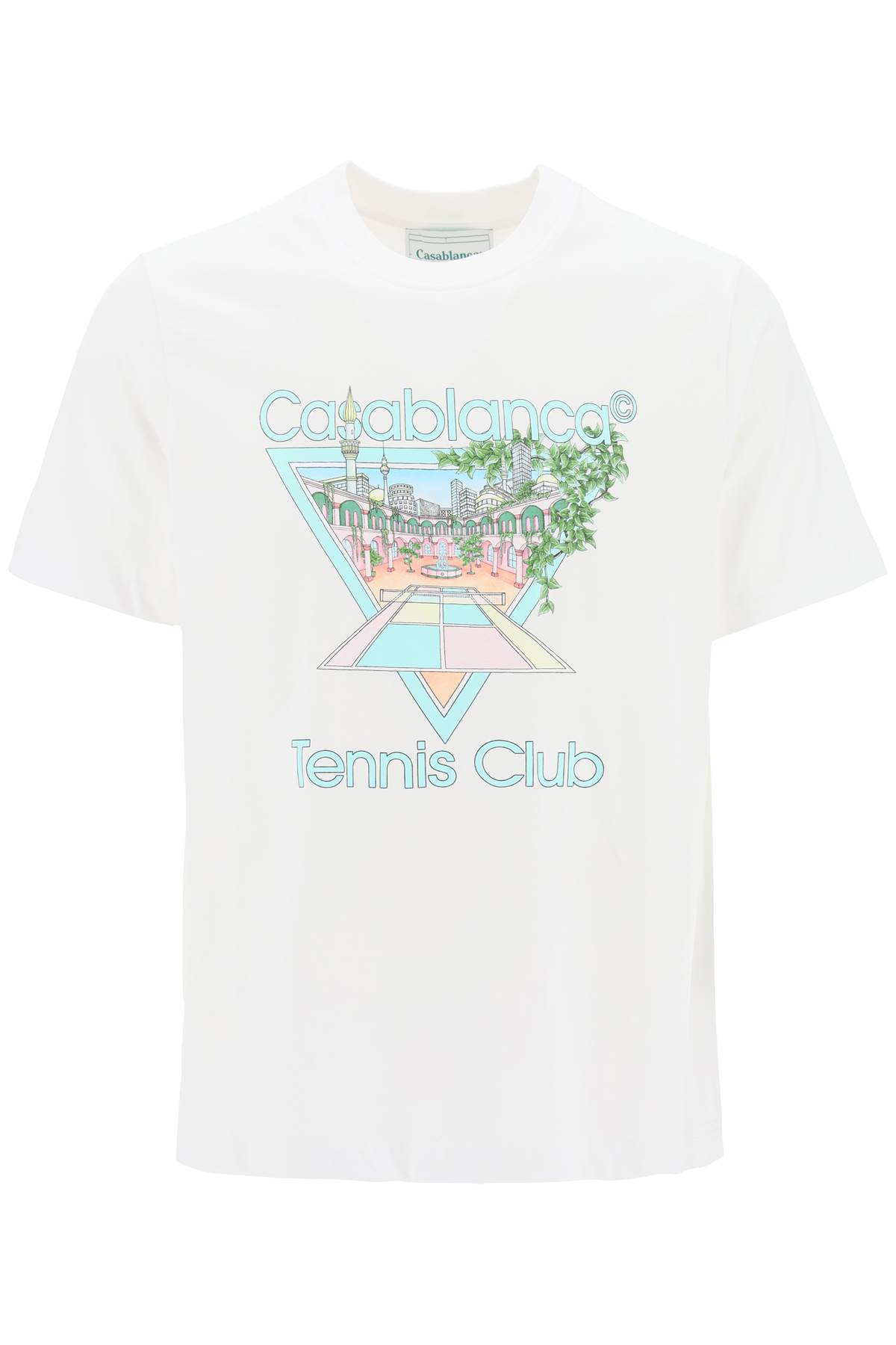 tennis Club White Organic Cotton T-shirt