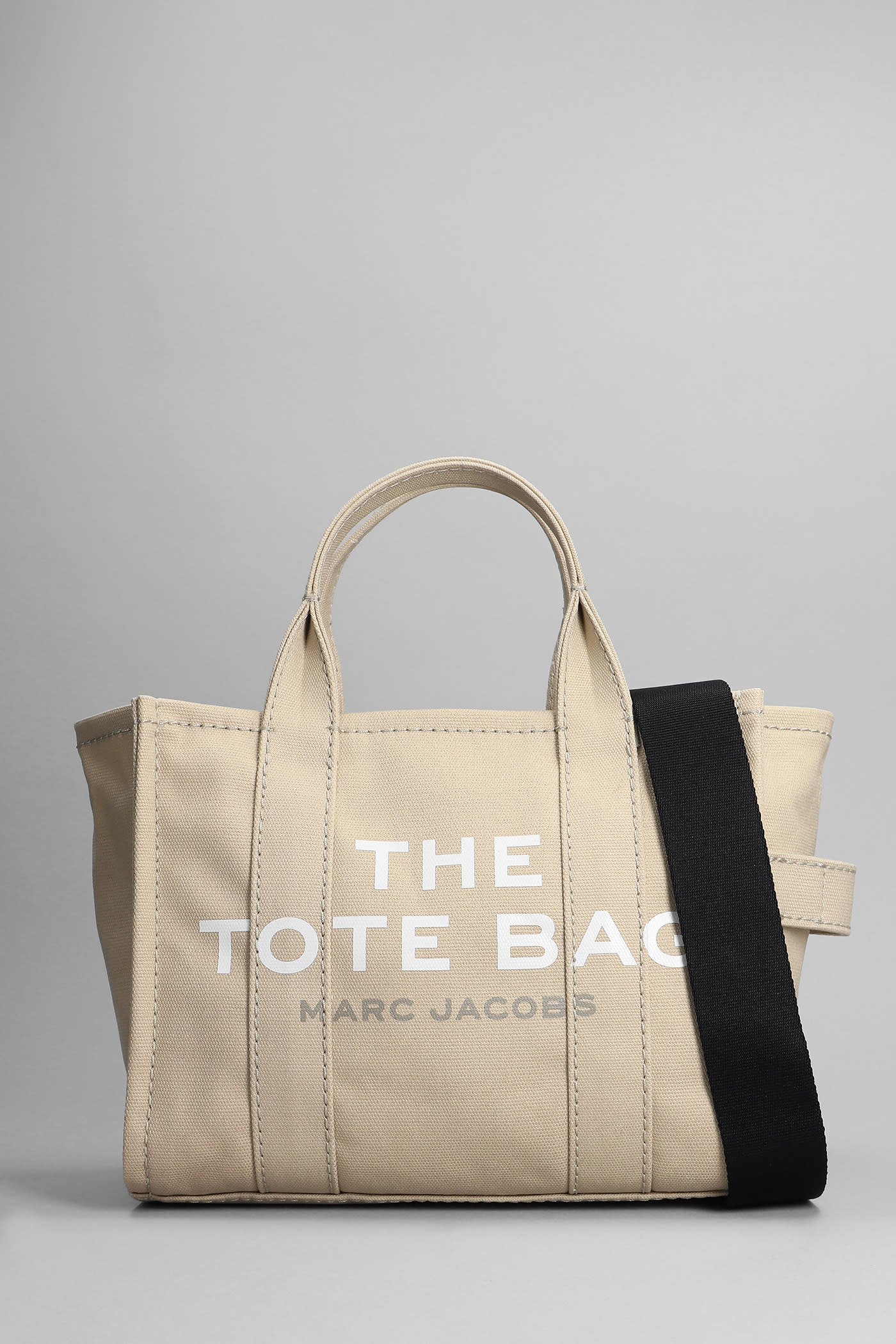 Tote In Beige Canvas
