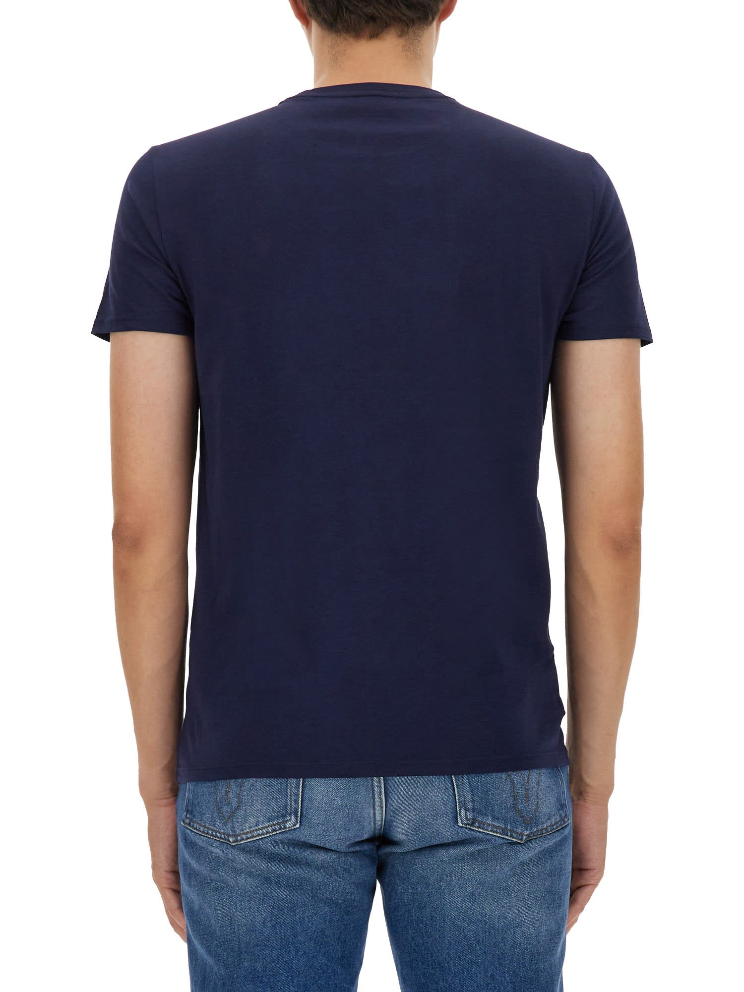 Shop Lacoste T-shirt With Logo In Blue