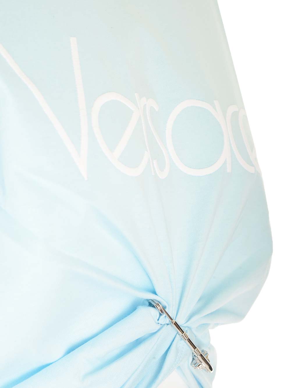 Shop Versace Safety Pin Detail Top