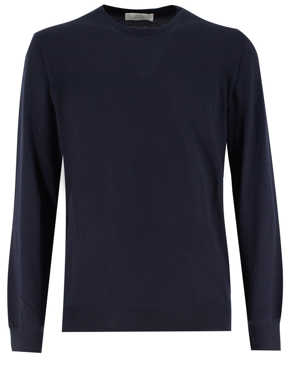 Shop Mauro Ottaviani Sweater In Dark Navy