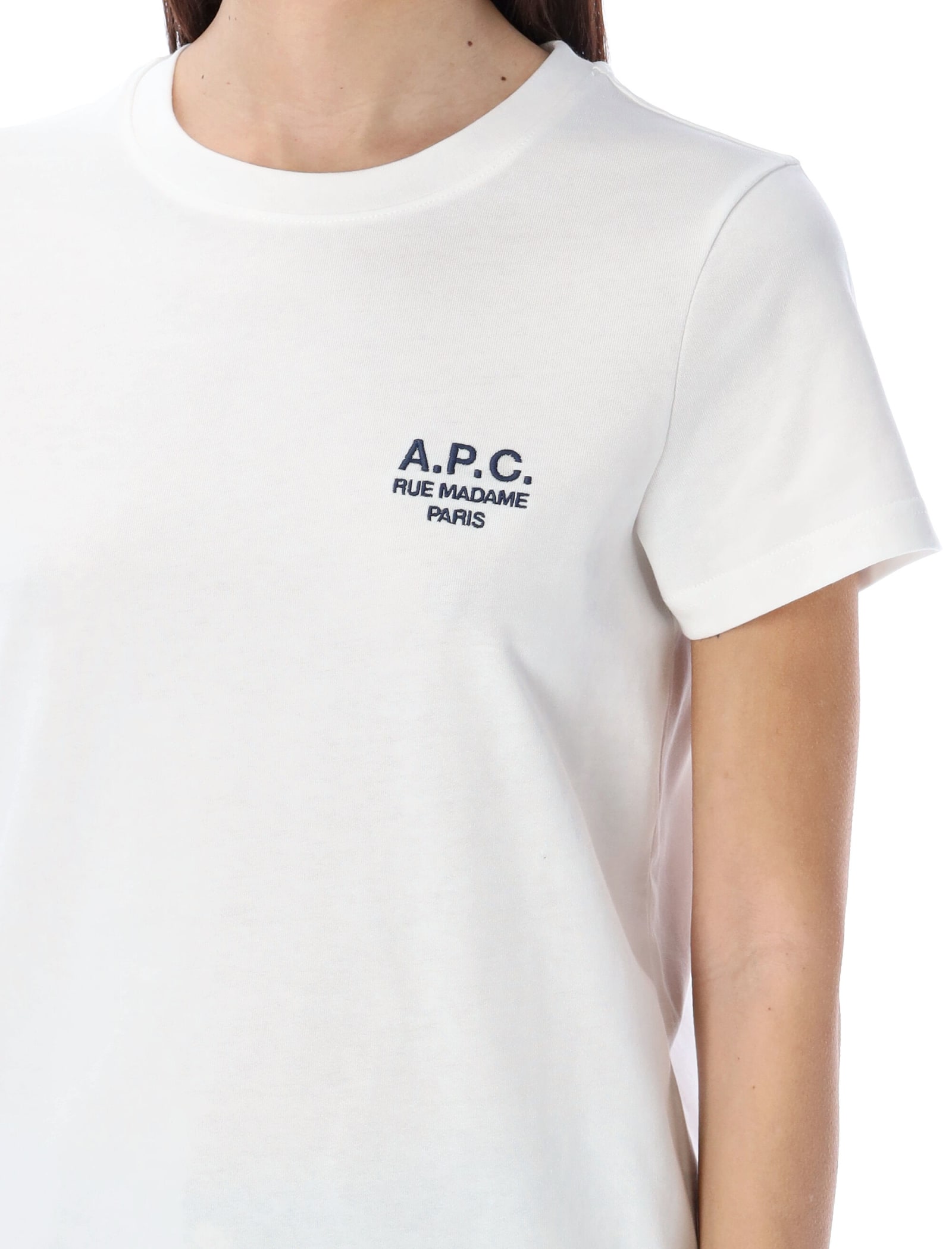 Shop Apc Denise T-shirt In White
