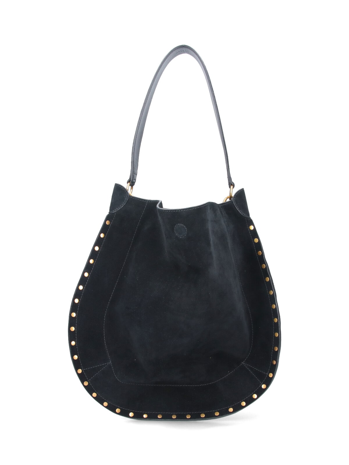 Isabel Marant Black Oskan Suede Shoulder Bga In Black