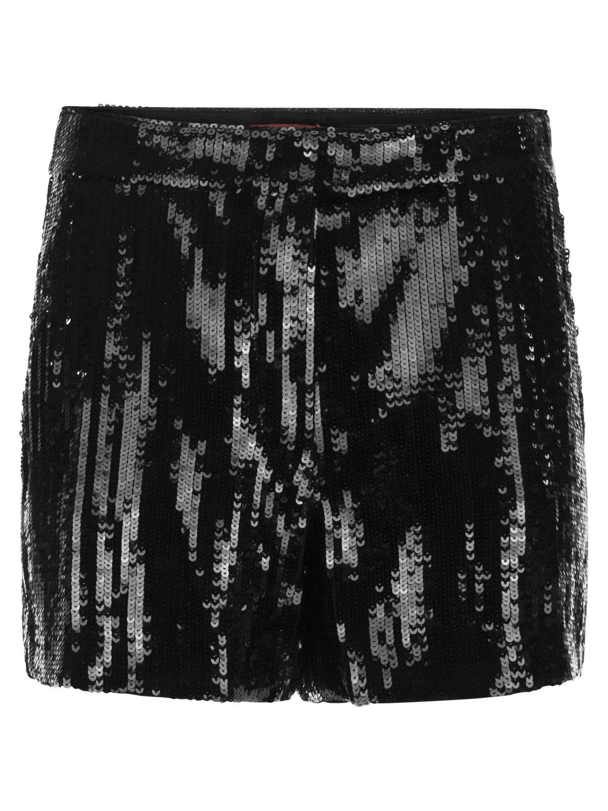 Max Mara Studio Allover Sequinned Mini Shorts
