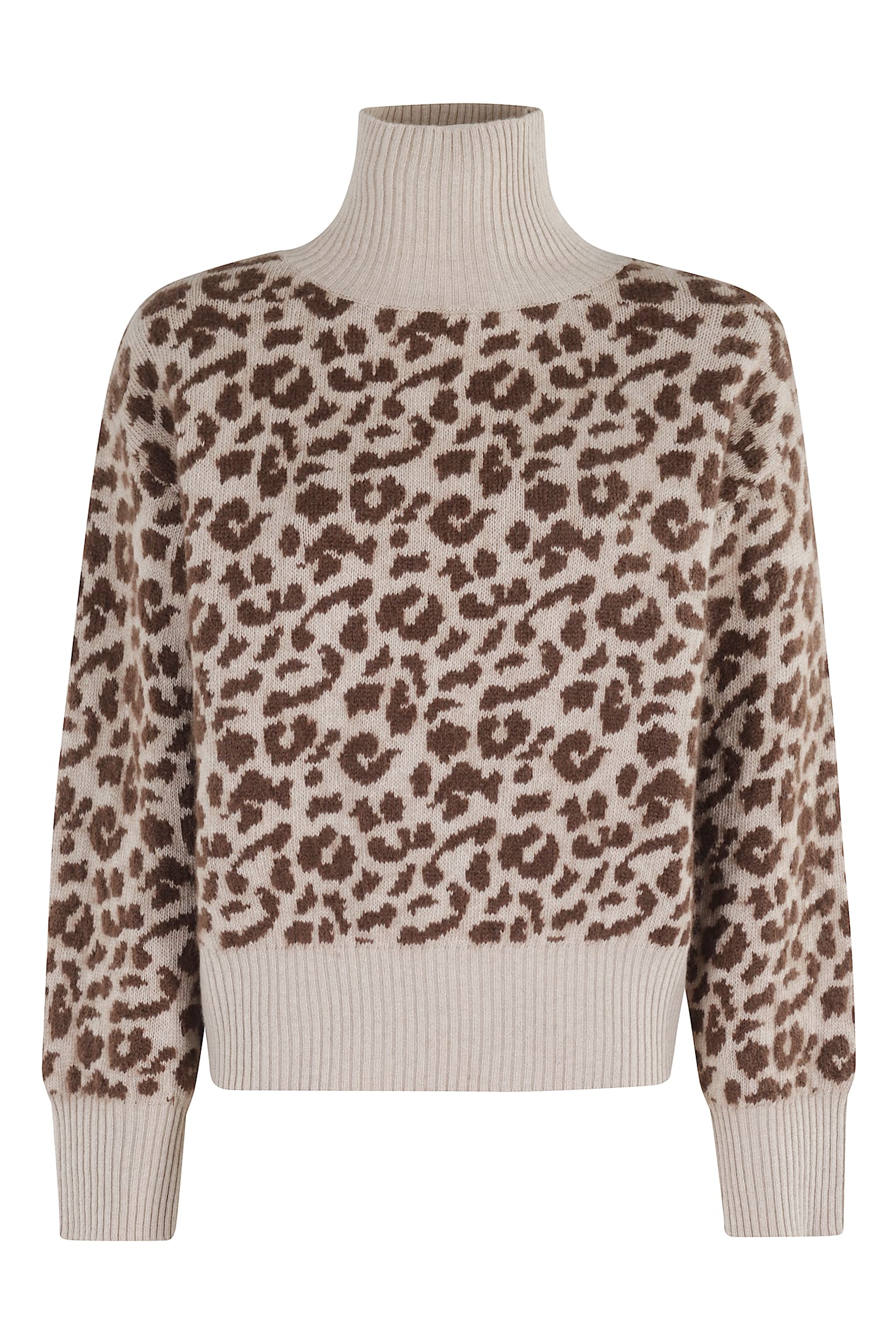 Maglia Maculata Collo Alto