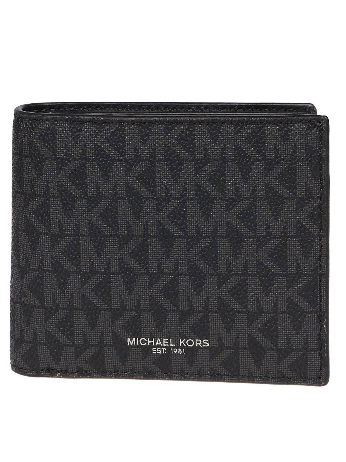Michael Kors Logo Printed Bi-fold Wallet