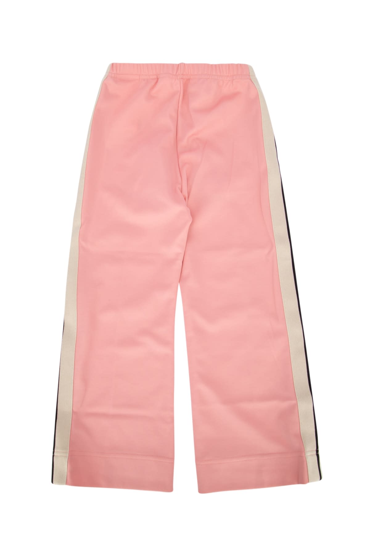 Shop Palm Angels Pantalone In Pinkoffwhite