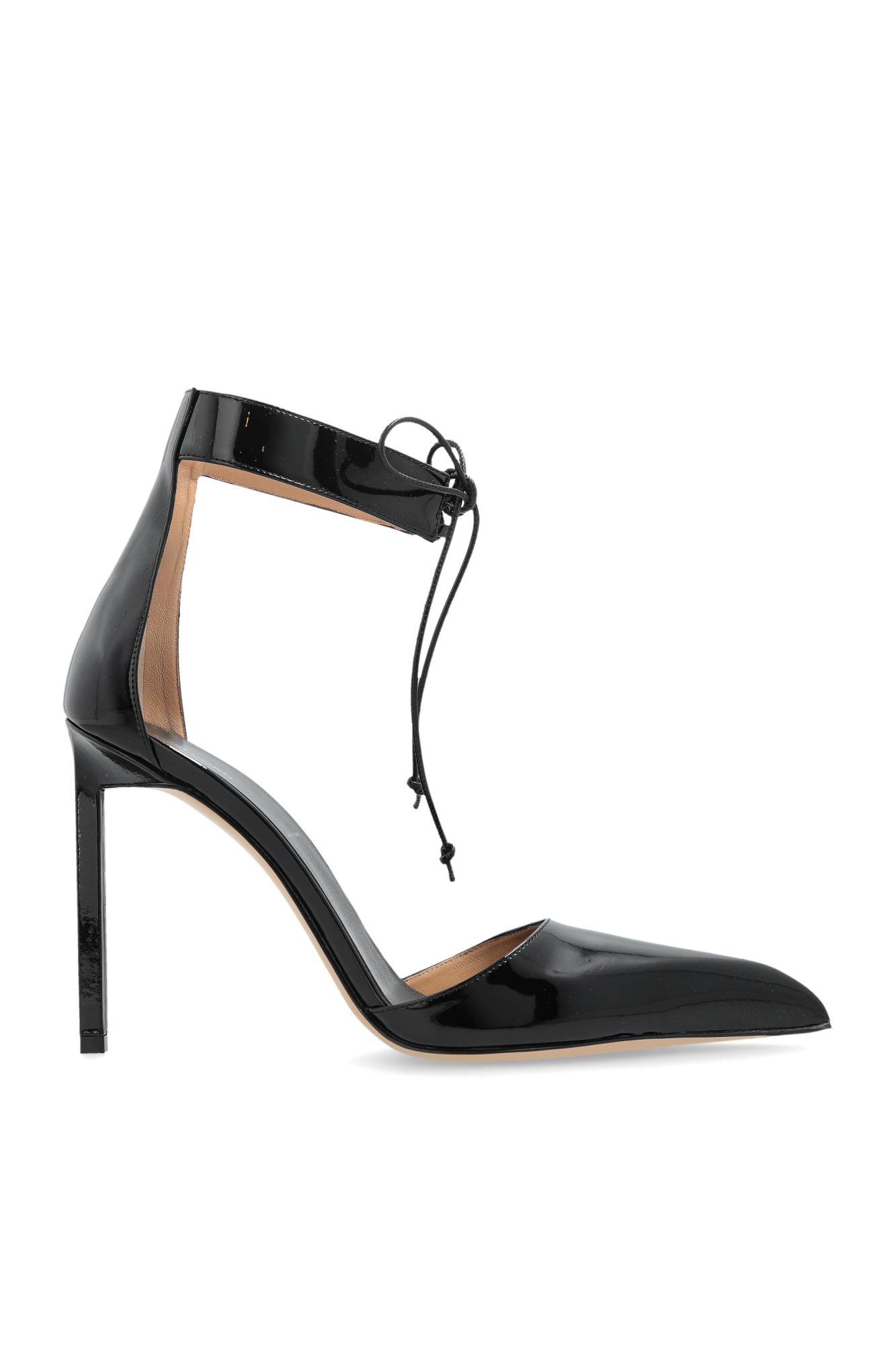Tom Ford Leather High-heeled Shoes In Animal Print