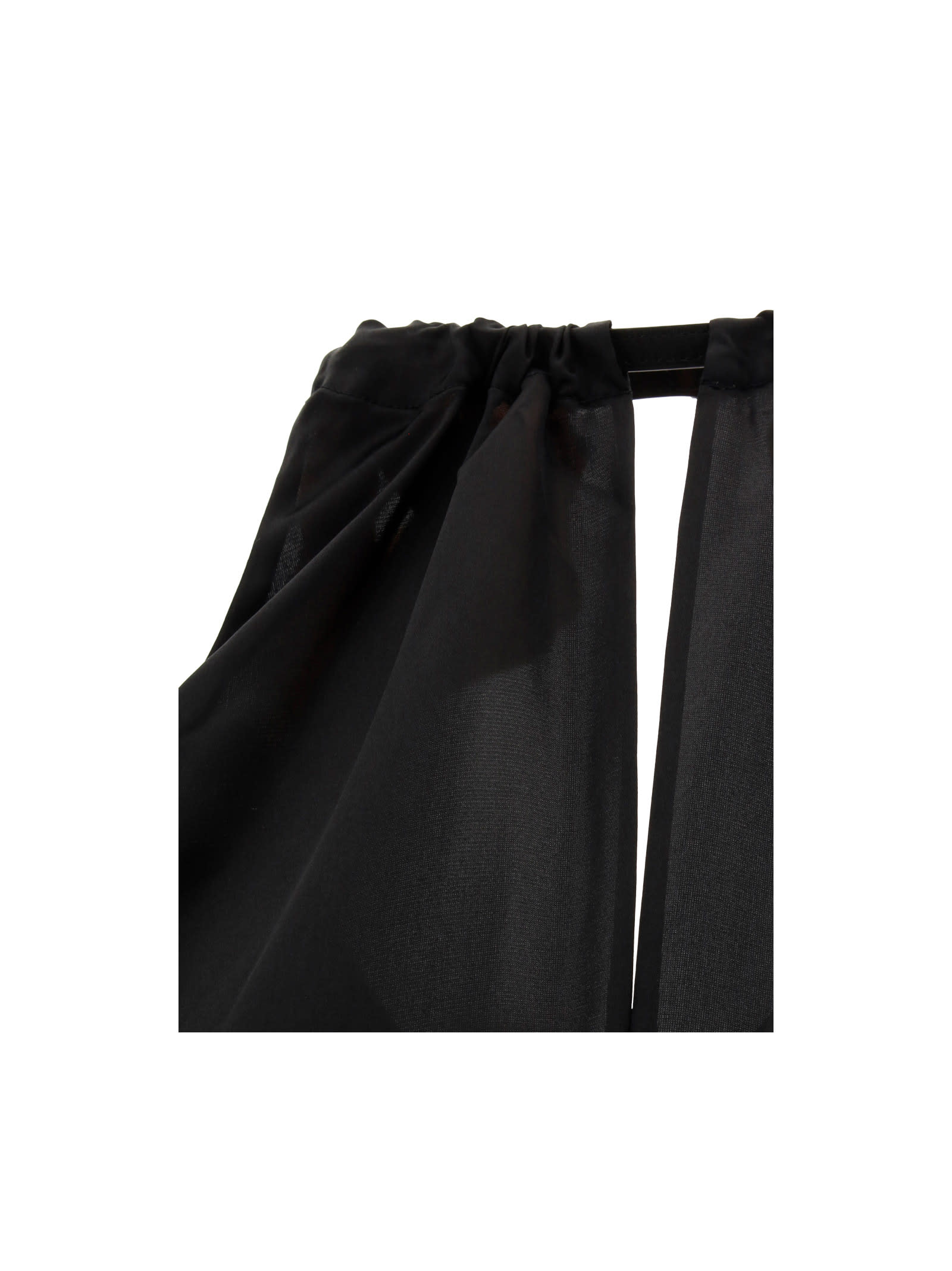 Acne Studios Dress In Black Viscose In Black