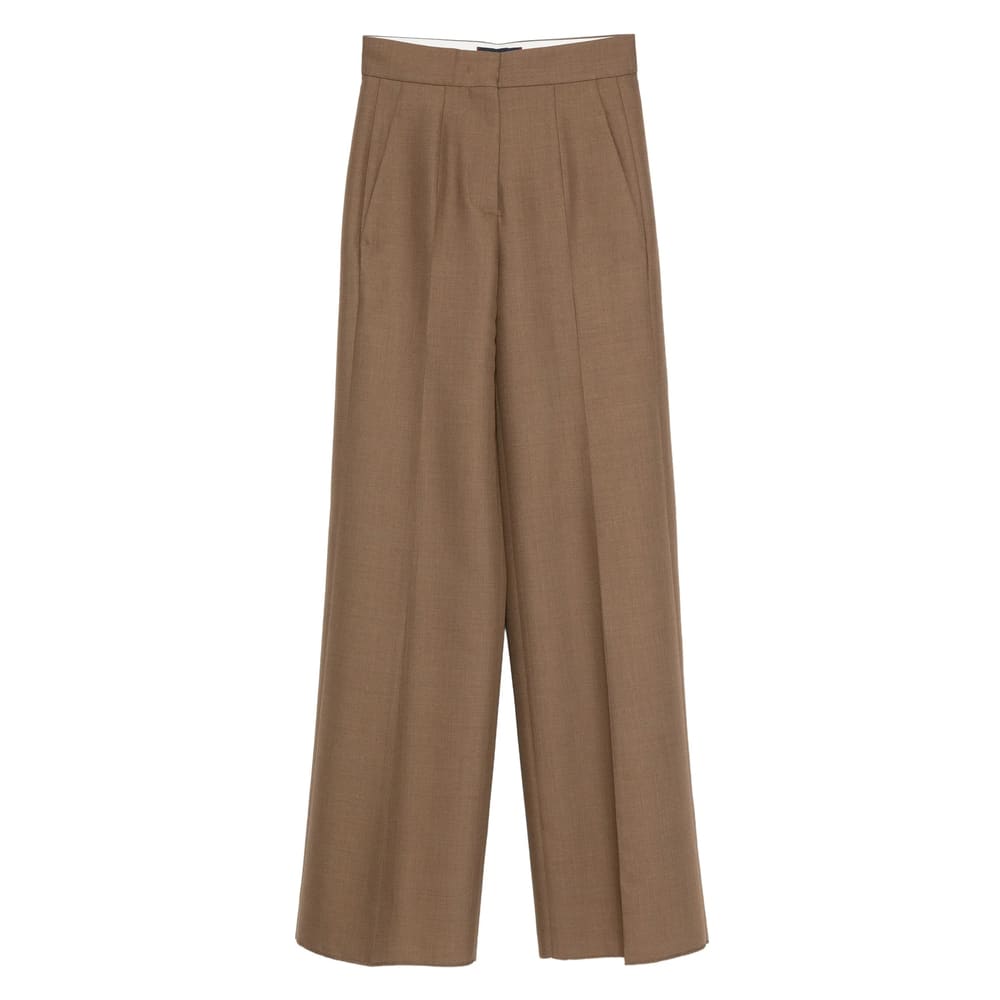 The Seafarer Pleated Pants In Brown