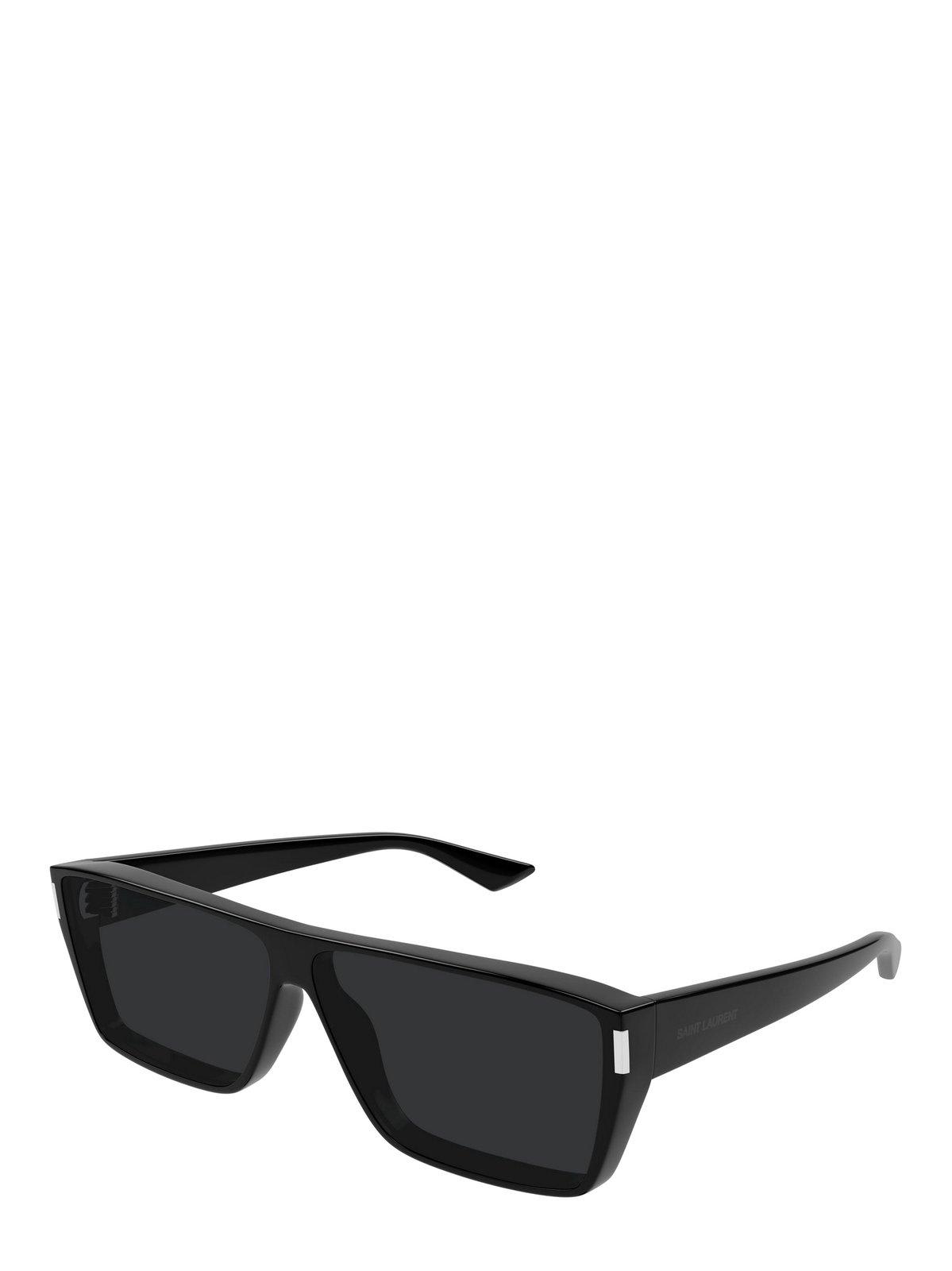 Saint Laurent Square Frame Sunglasses In Black