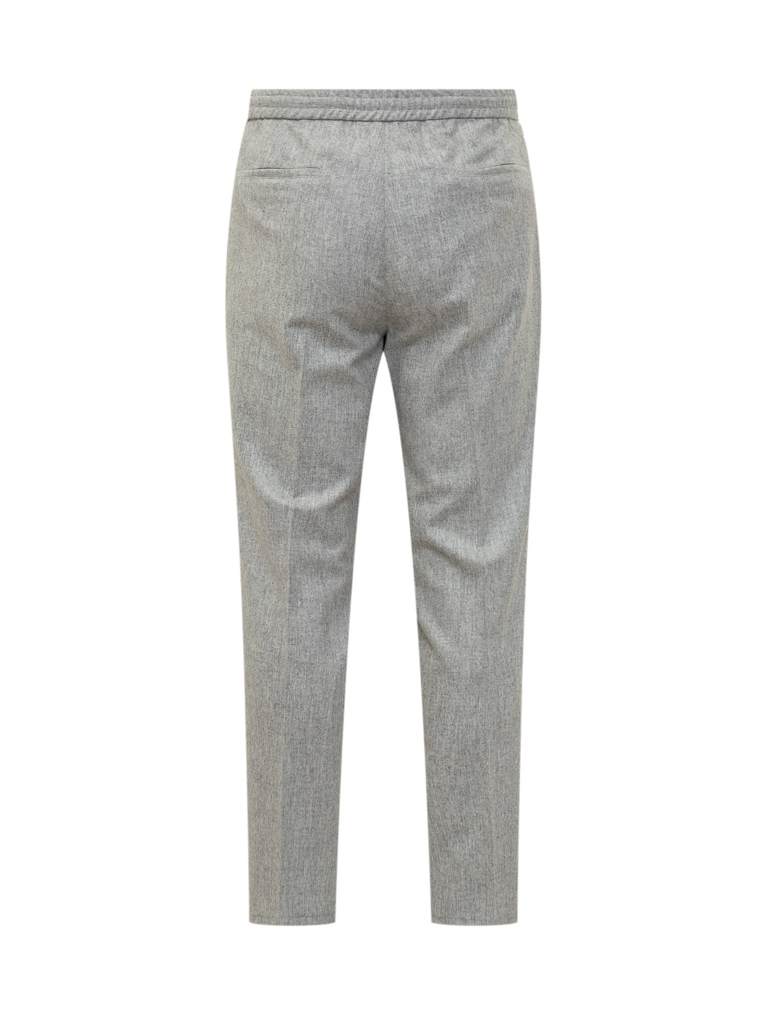 Shop Brunello Cucinelli Trousers In Perla