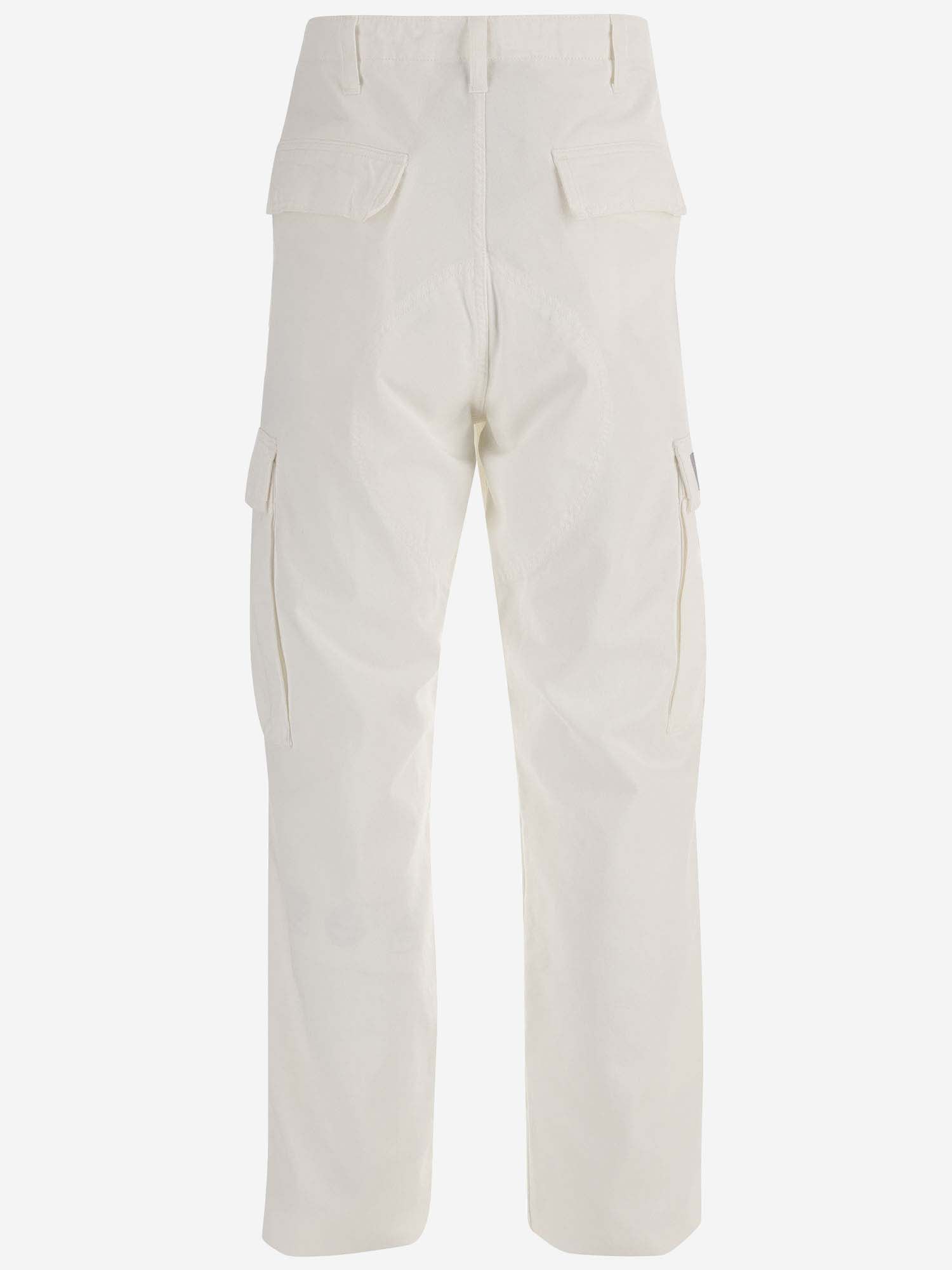Shop Carhartt Cotton Cargo Pants In White