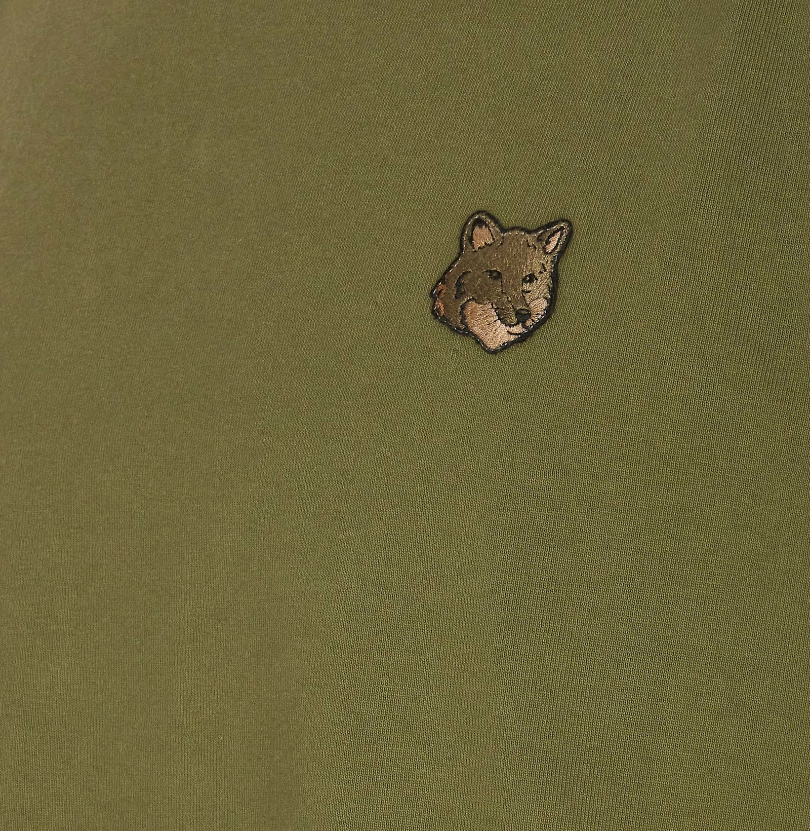 MAISON KITSUNÉ FOX HEAD PATCH T-SHIRT 