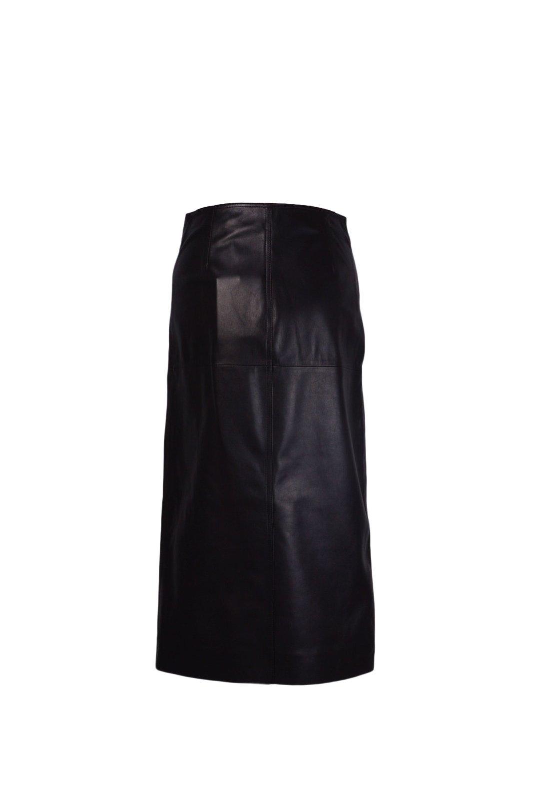 Shop Isabel Marant High-waist Zipped Skirt In Black