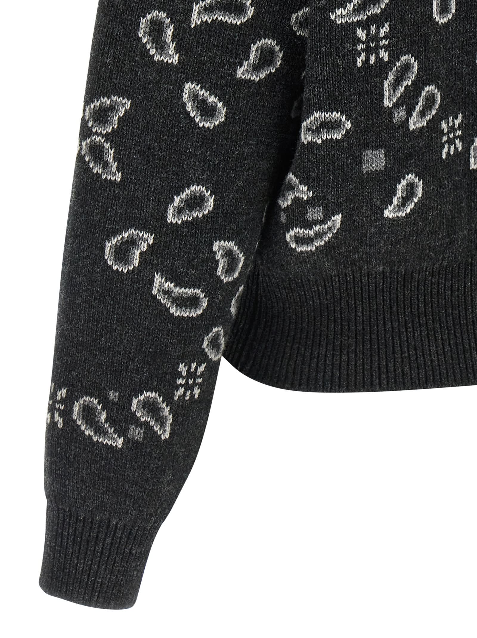 Alanui Icon Bomber Cardigan In Black