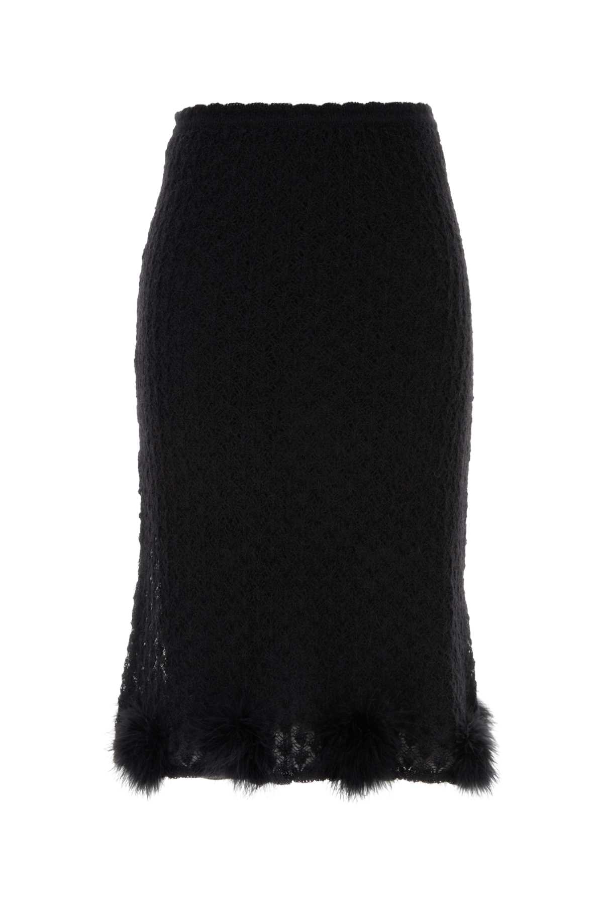 Black Nylon Skirt