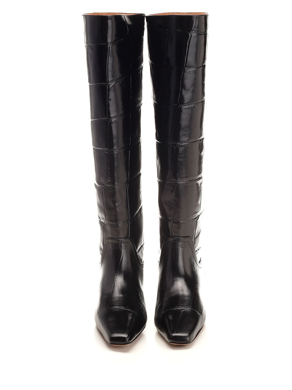 Shop Paris Texas Bettina High Boots In Black