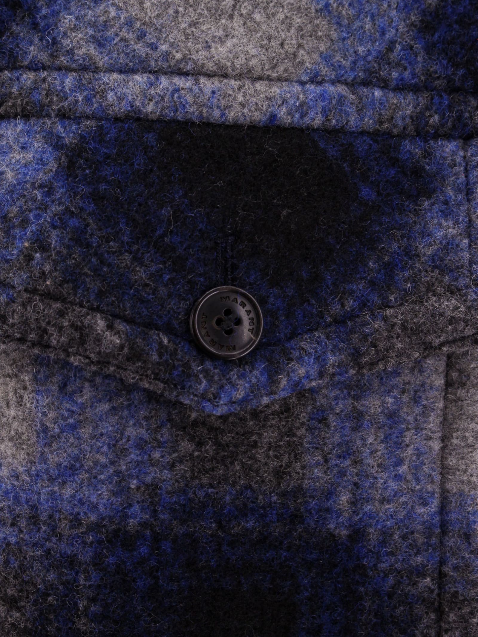 Shop Isabel Marant Kiran Jacket In Blue