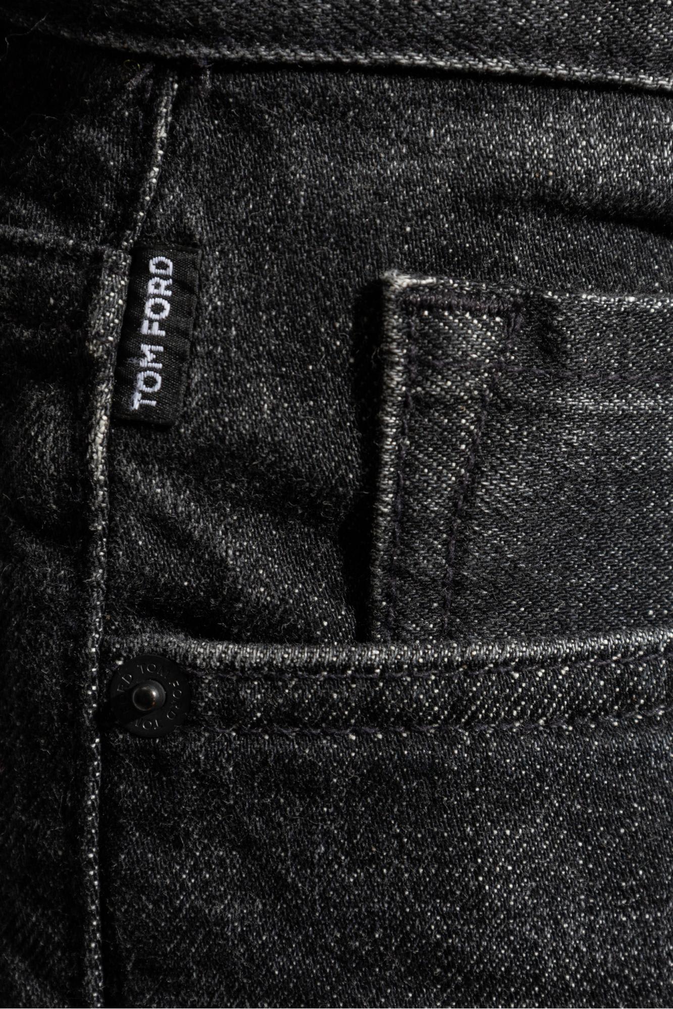 Tom Ford Jeans With Tapered Legs In Black