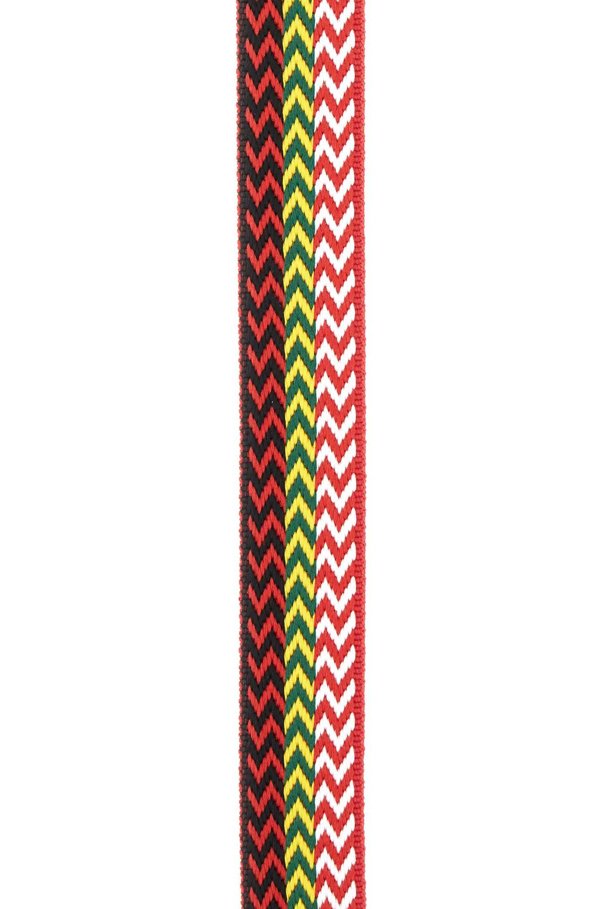 Shop Lanvin 5 Side Buckle Belt In Multicolor
