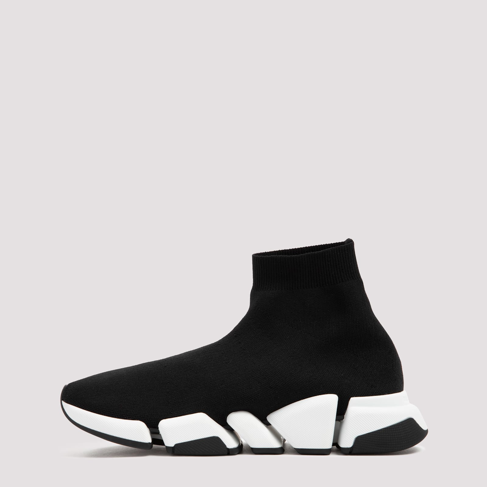 Balenciaga Technical 3d Recycled Knit Speed 2.0 Sneakers In Black